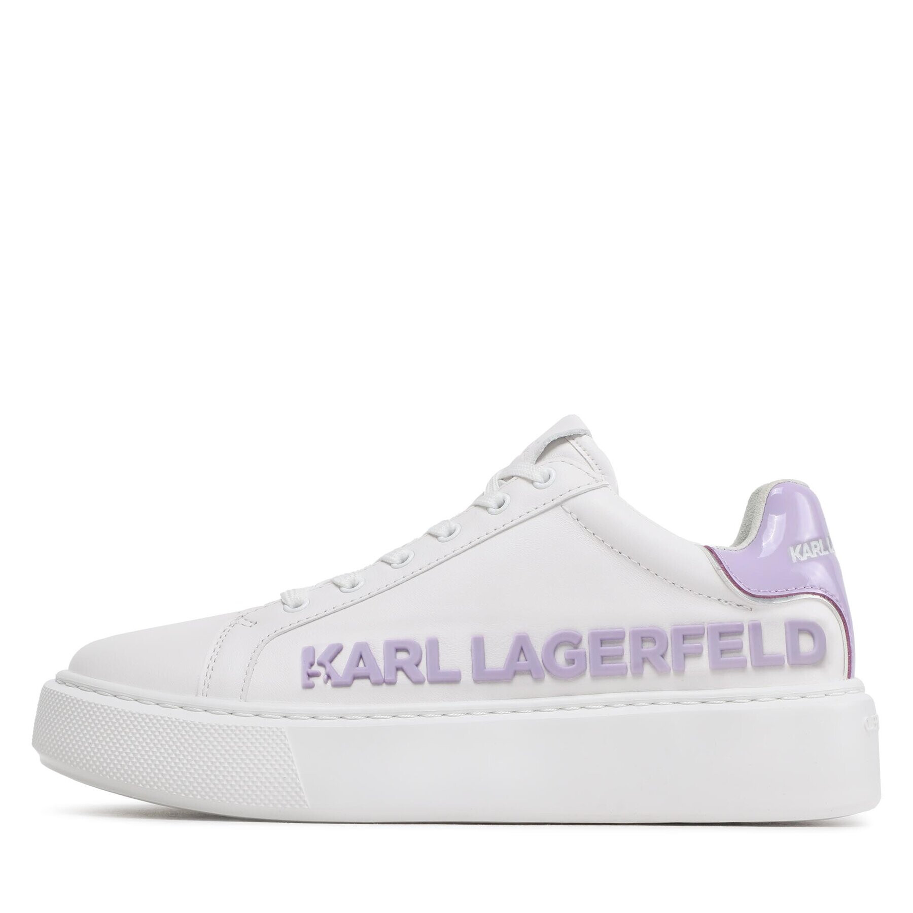 KARL LAGERFELD Сникърси KL62210 Бял - Pepit.bg