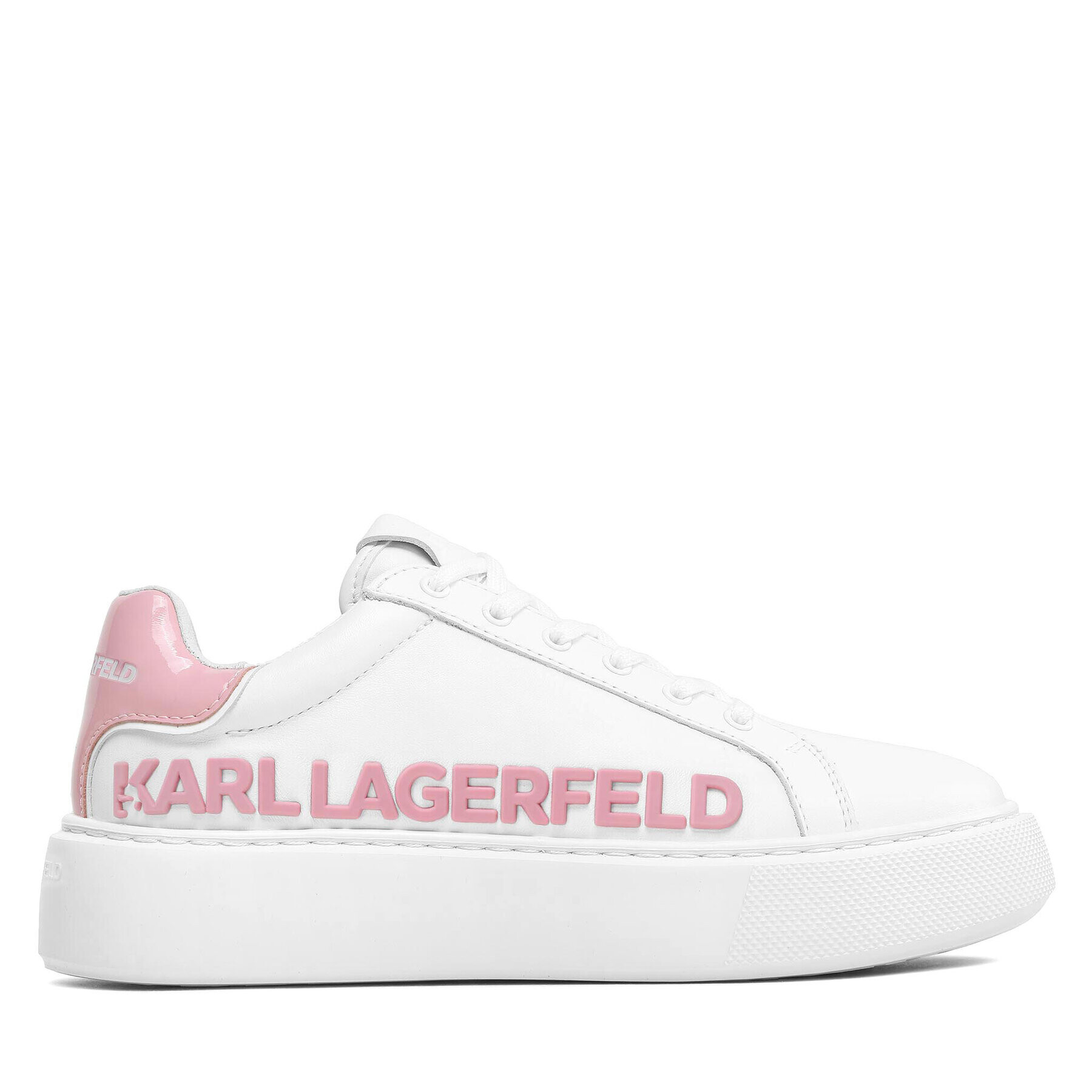 KARL LAGERFELD Сникърси KL62210 Бял - Pepit.bg