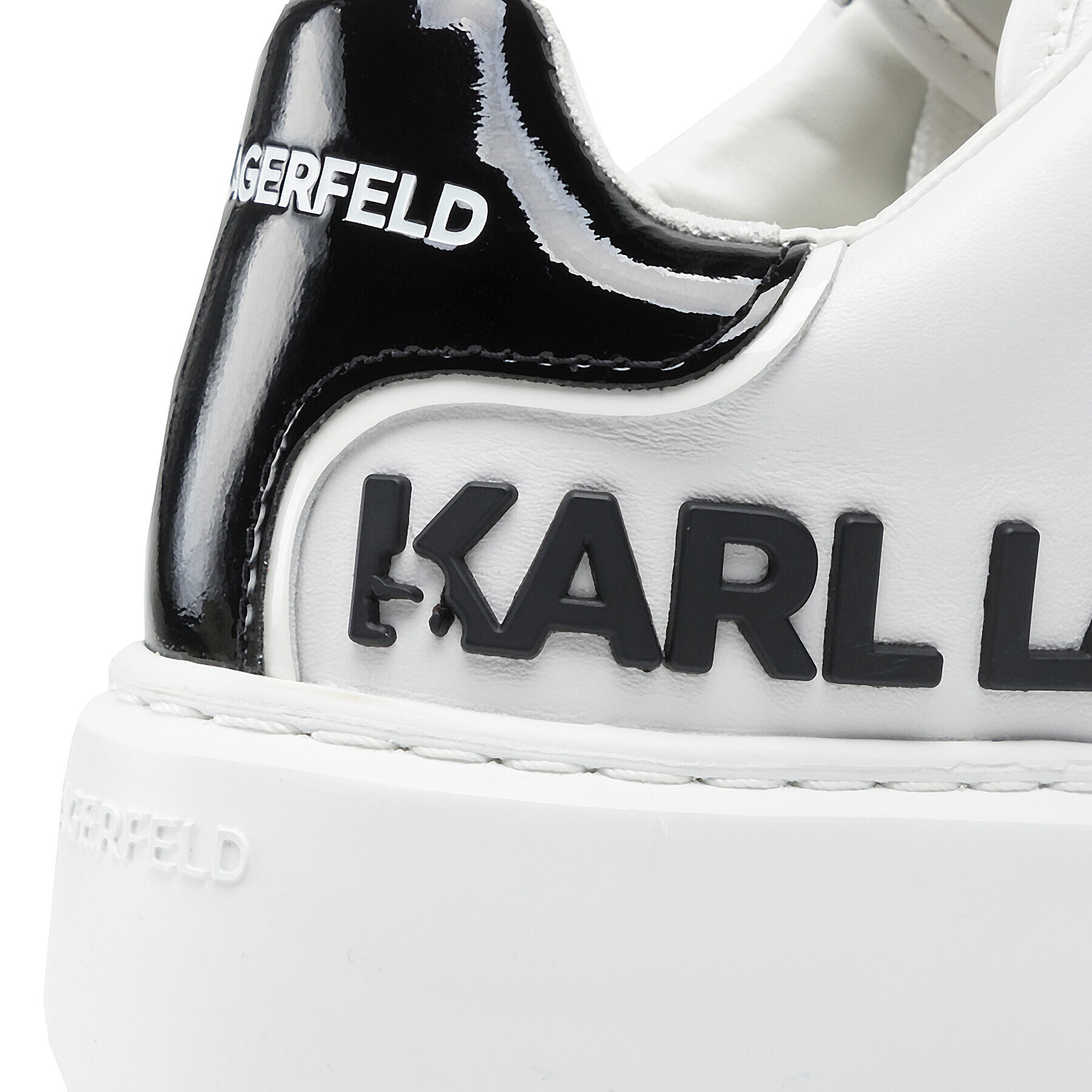 KARL LAGERFELD Сникърси KL62210 Бял - Pepit.bg