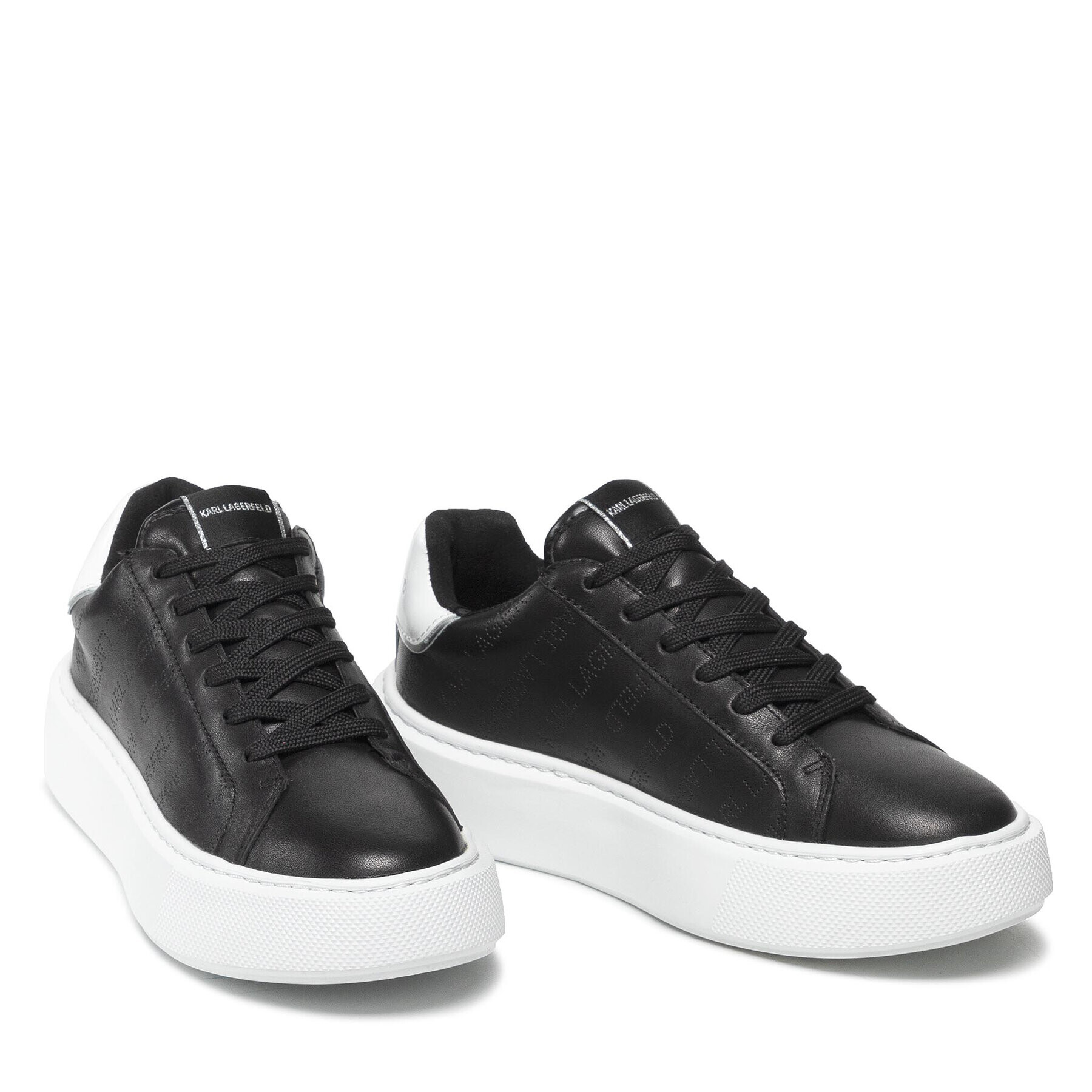 KARL LAGERFELD Сникърси KL62222 Черен - Pepit.bg