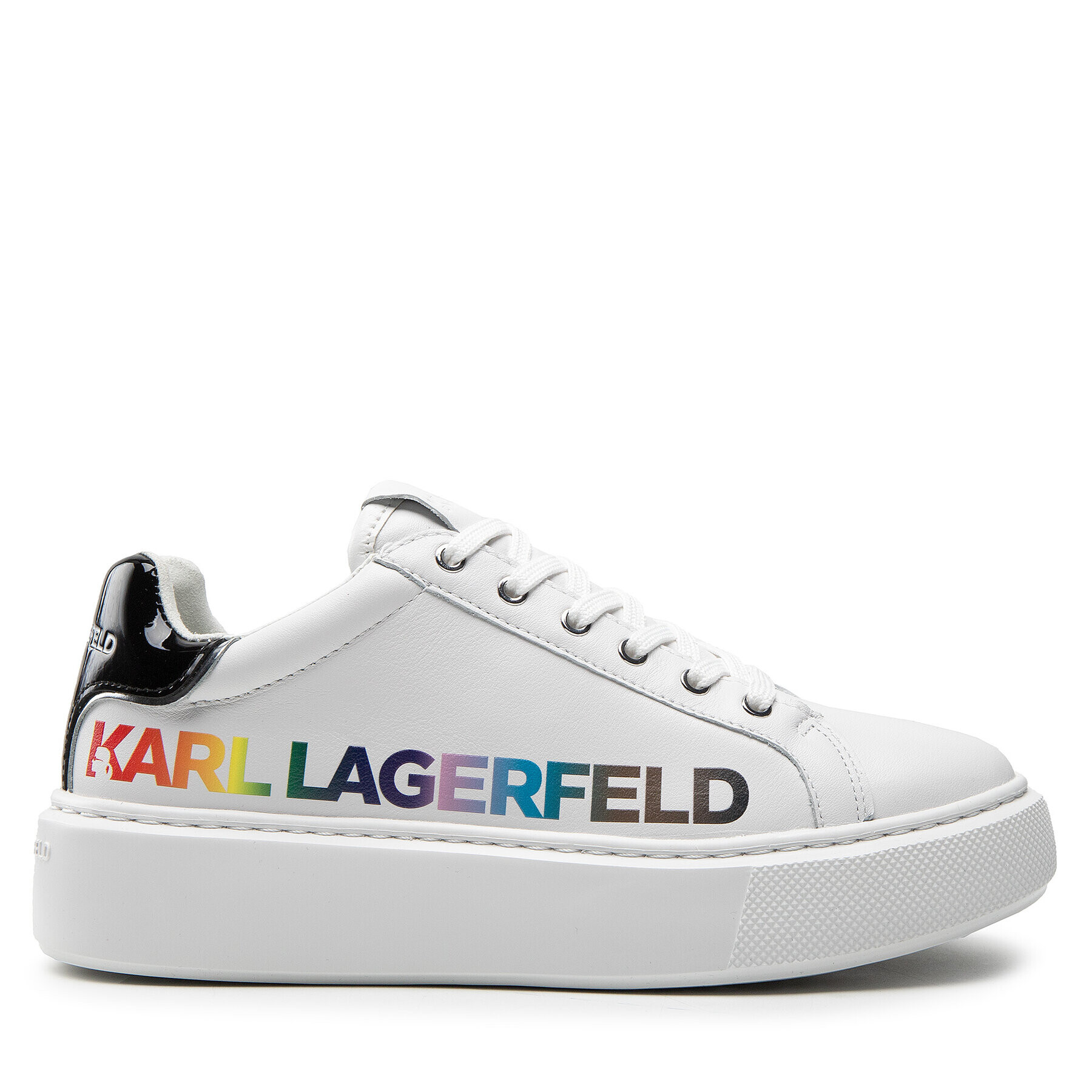 KARL LAGERFELD Сникърси KL62226 Бял - Pepit.bg