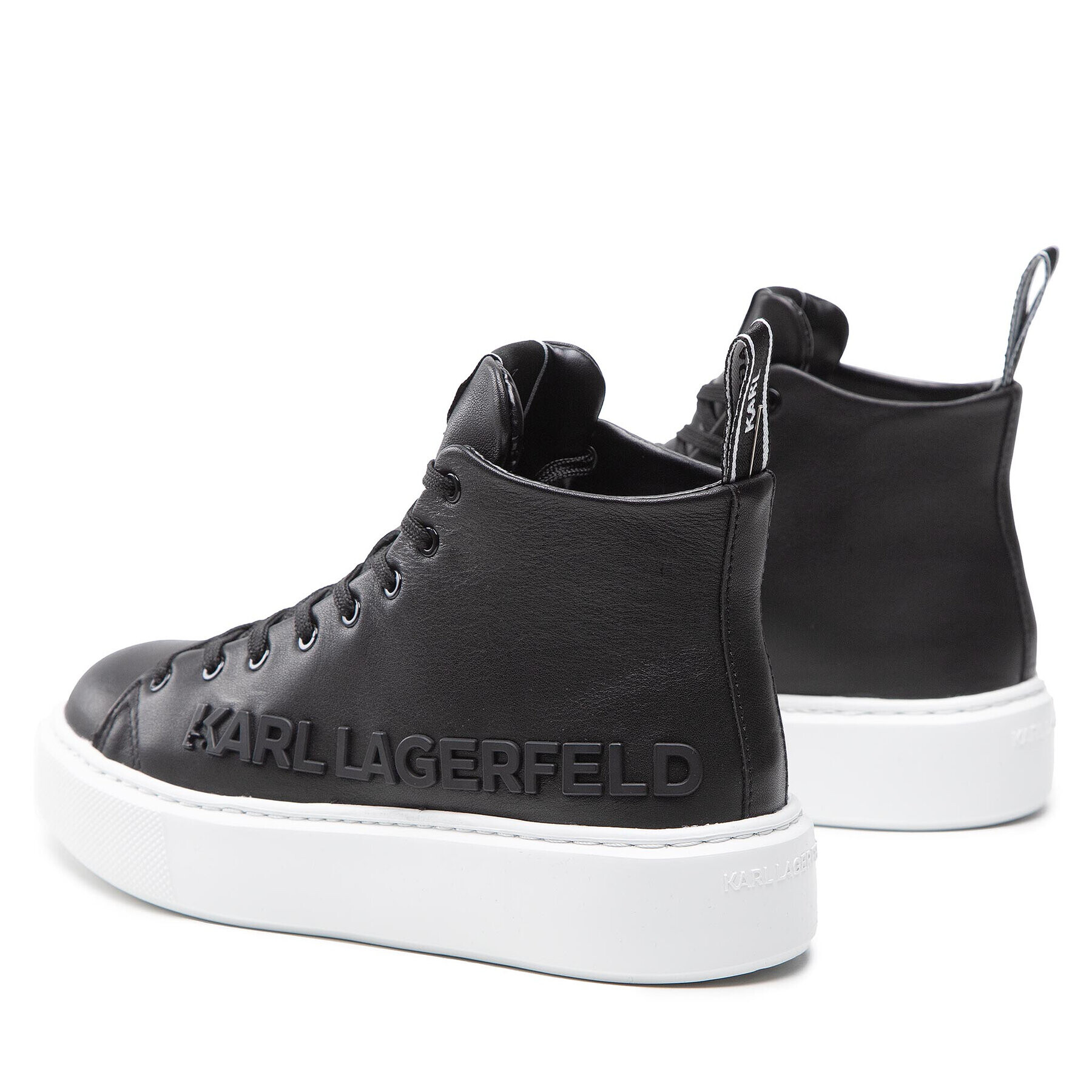 KARL LAGERFELD Сникърси KL62255A Черен - Pepit.bg