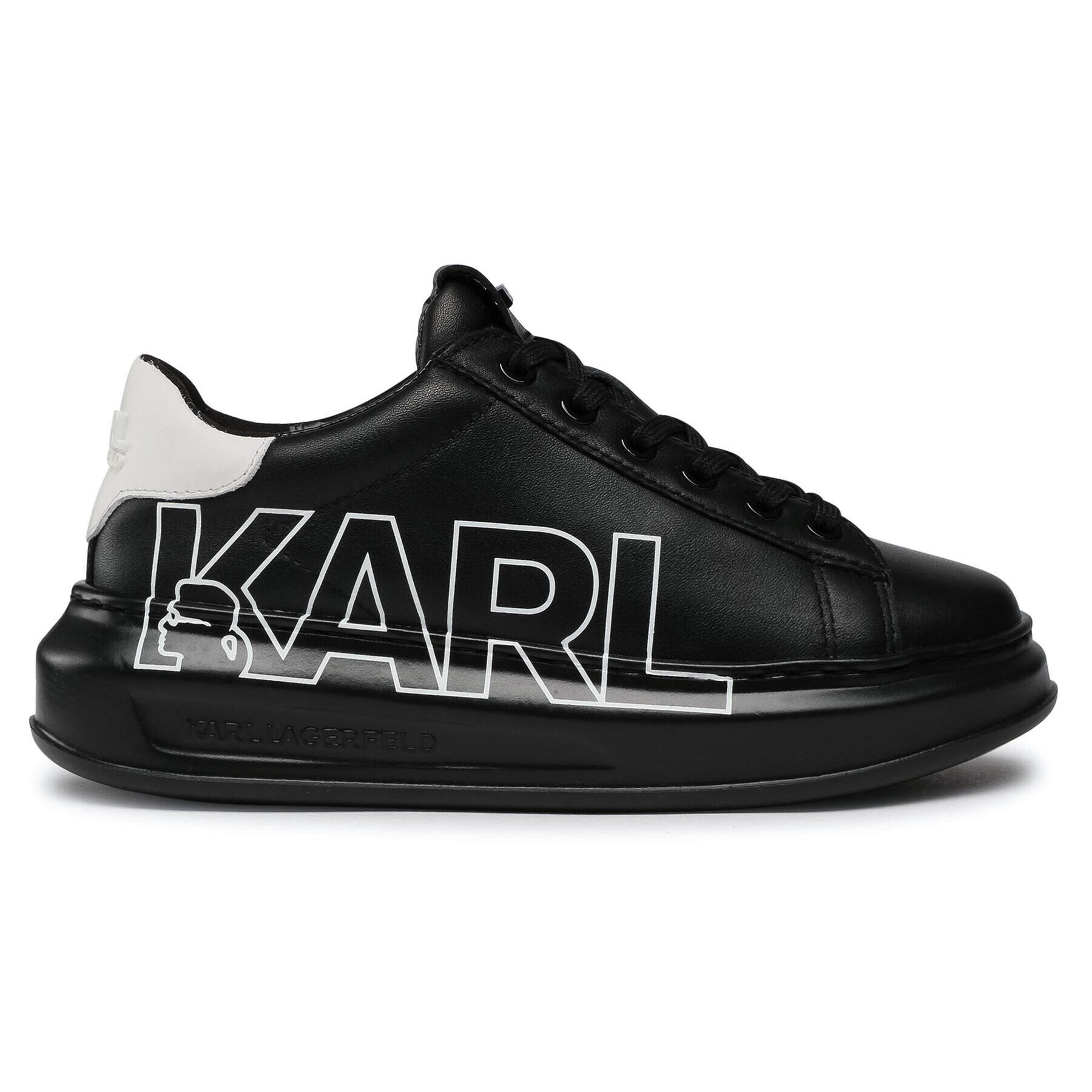 KARL LAGERFELD Сникърси KL62511 Черен - Pepit.bg