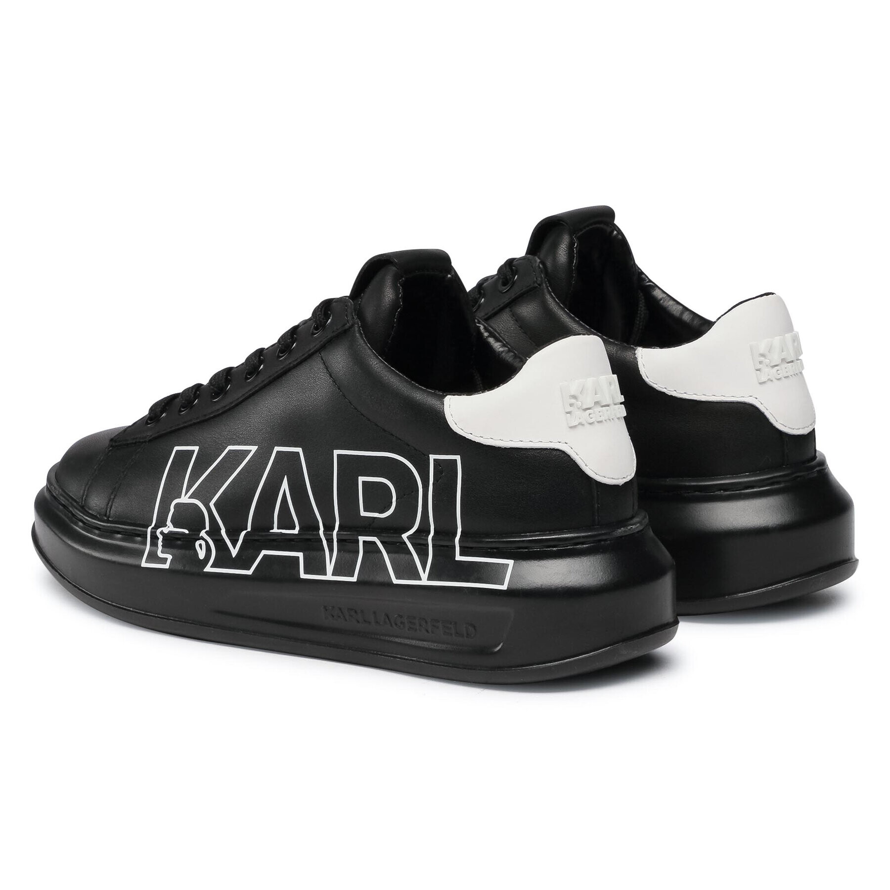 KARL LAGERFELD Сникърси KL62511 Черен - Pepit.bg