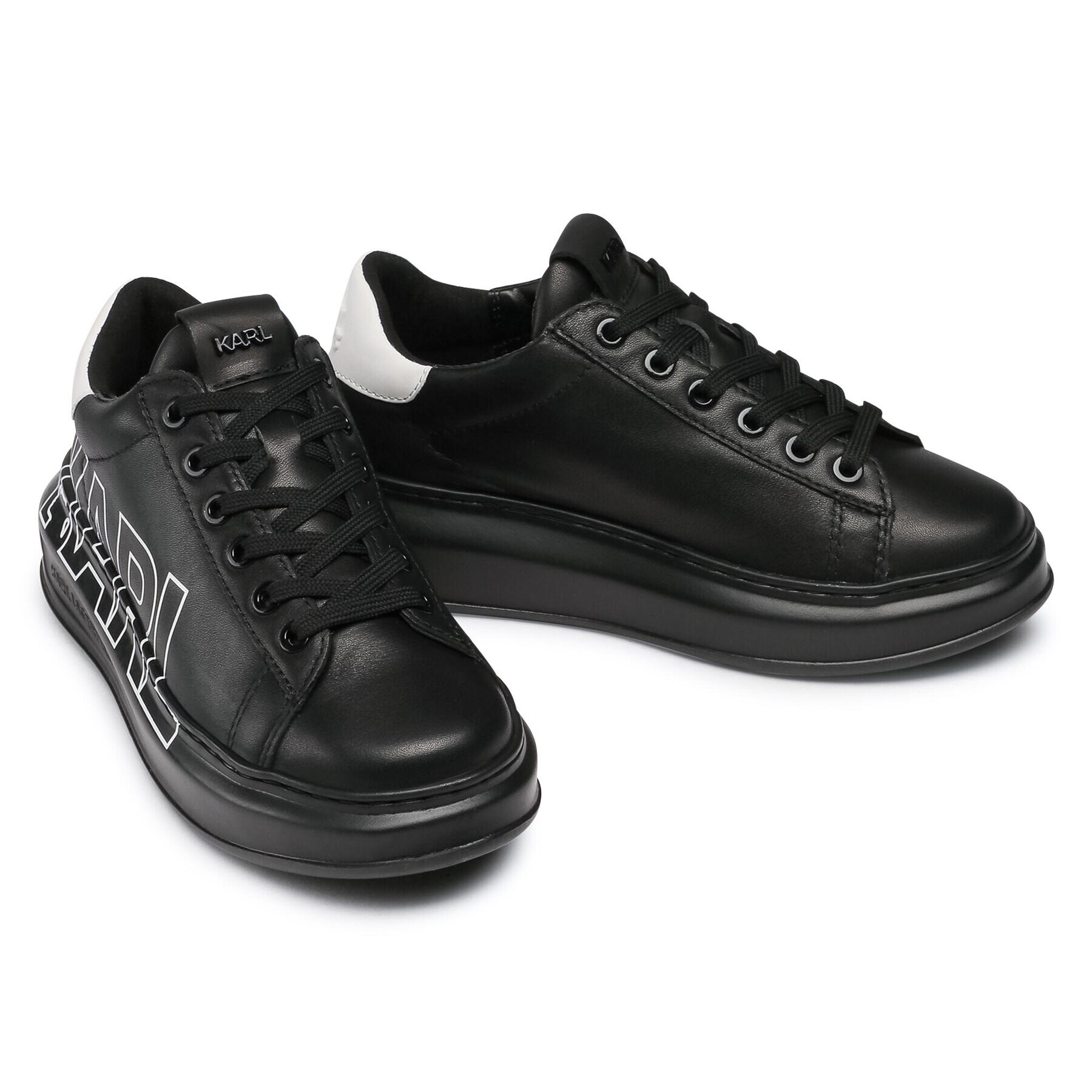 KARL LAGERFELD Сникърси KL62511 Черен - Pepit.bg