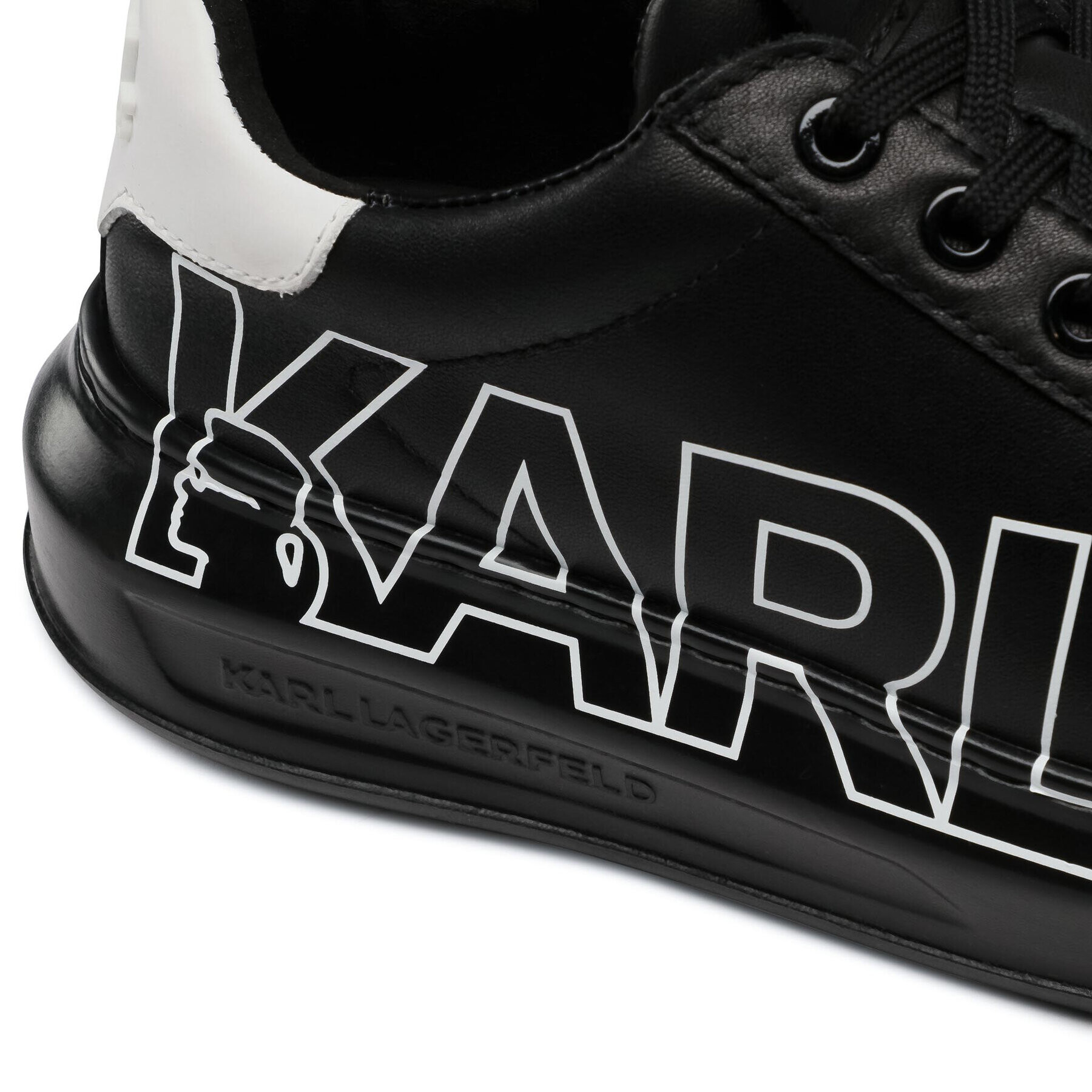 KARL LAGERFELD Сникърси KL62511 Черен - Pepit.bg