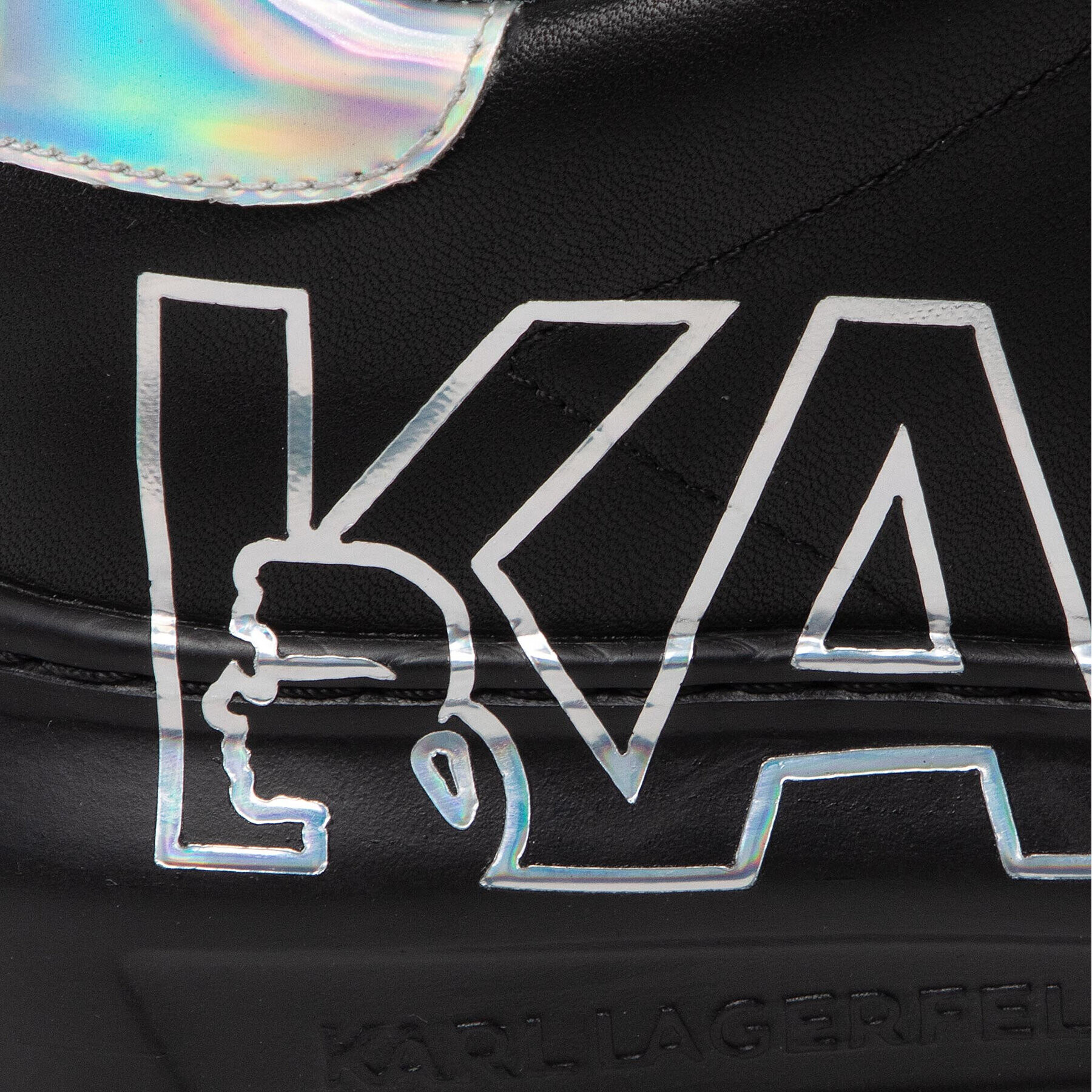 KARL LAGERFELD Сникърси KL62511I Черен - Pepit.bg