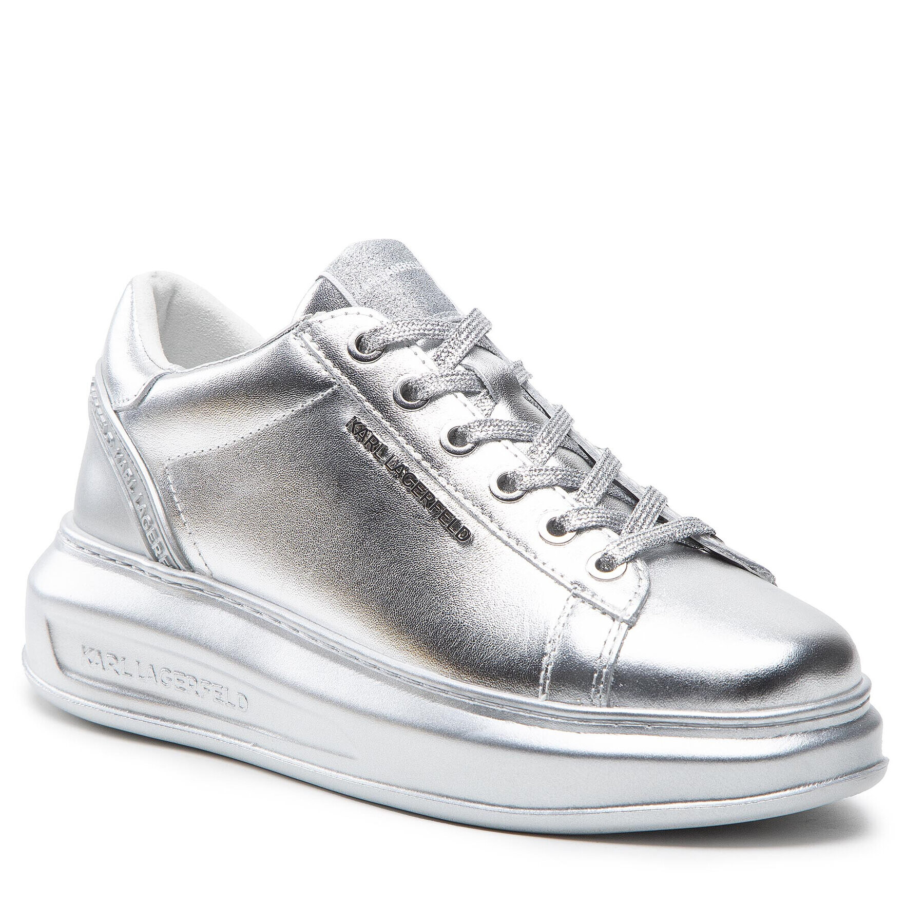 KARL LAGERFELD Сникърси KL62525A Сребрист - Pepit.bg