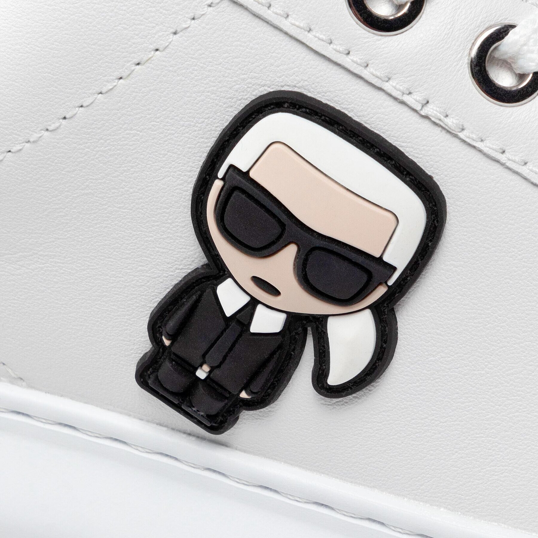 KARL LAGERFELD Сникърси KL62530 Бял - Pepit.bg