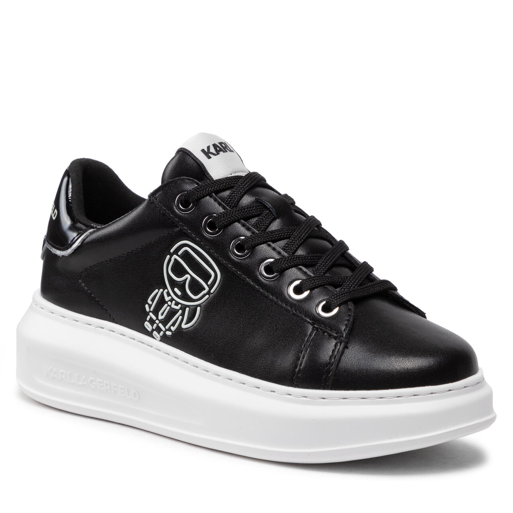 KARL LAGERFELD Сникърси KL62531G Черен - Pepit.bg