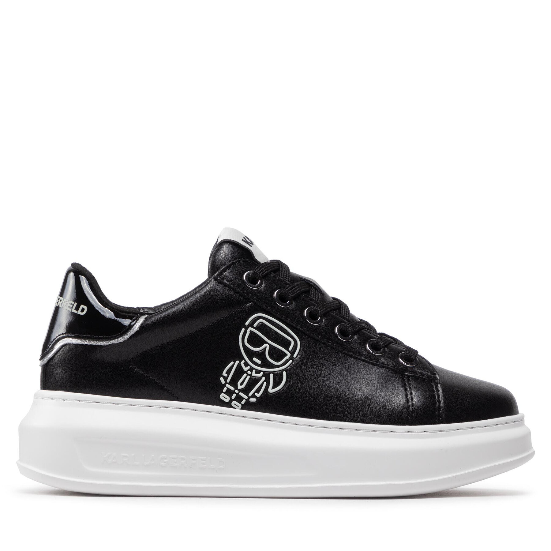 KARL LAGERFELD Сникърси KL62531G Черен - Pepit.bg