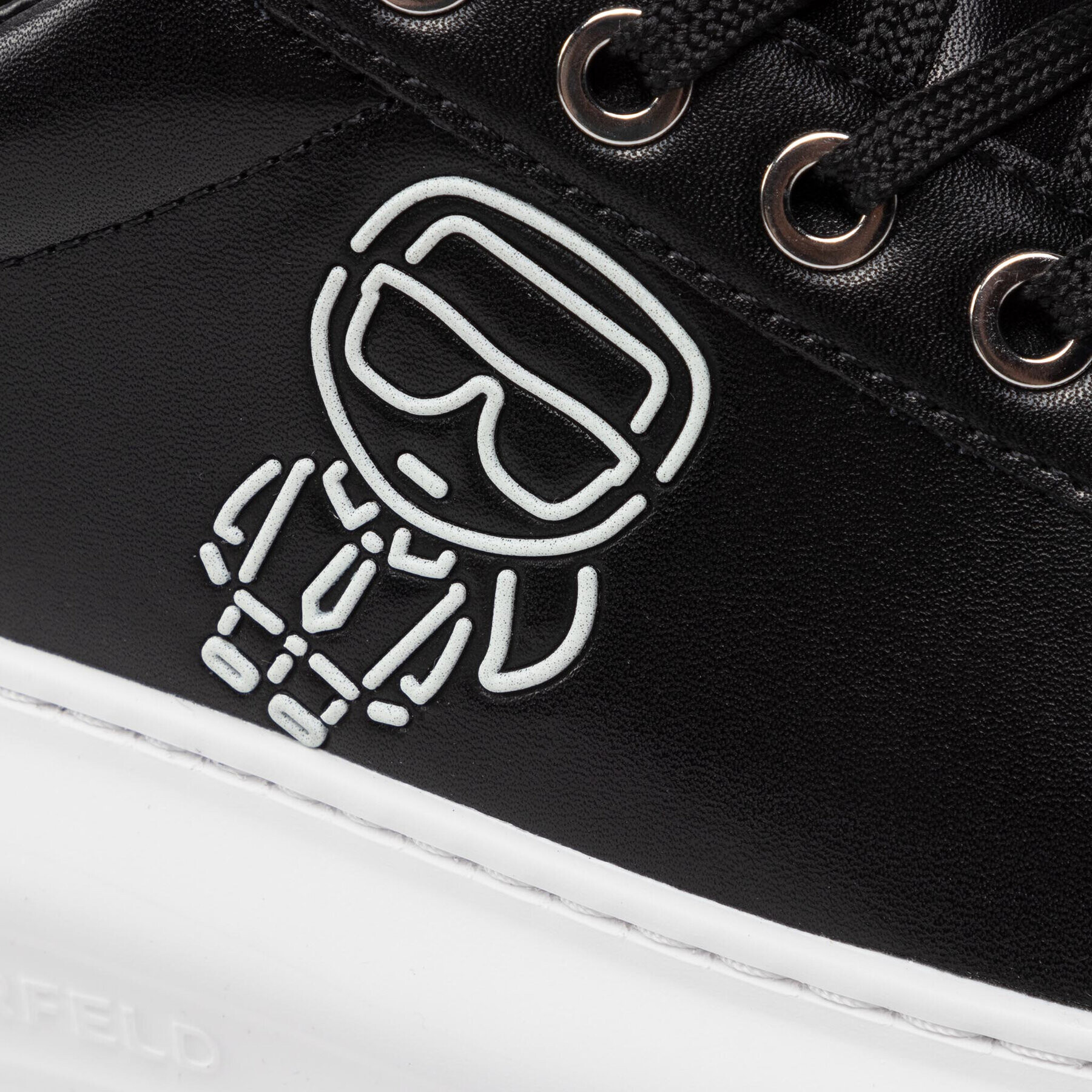 KARL LAGERFELD Сникърси KL62531G Черен - Pepit.bg