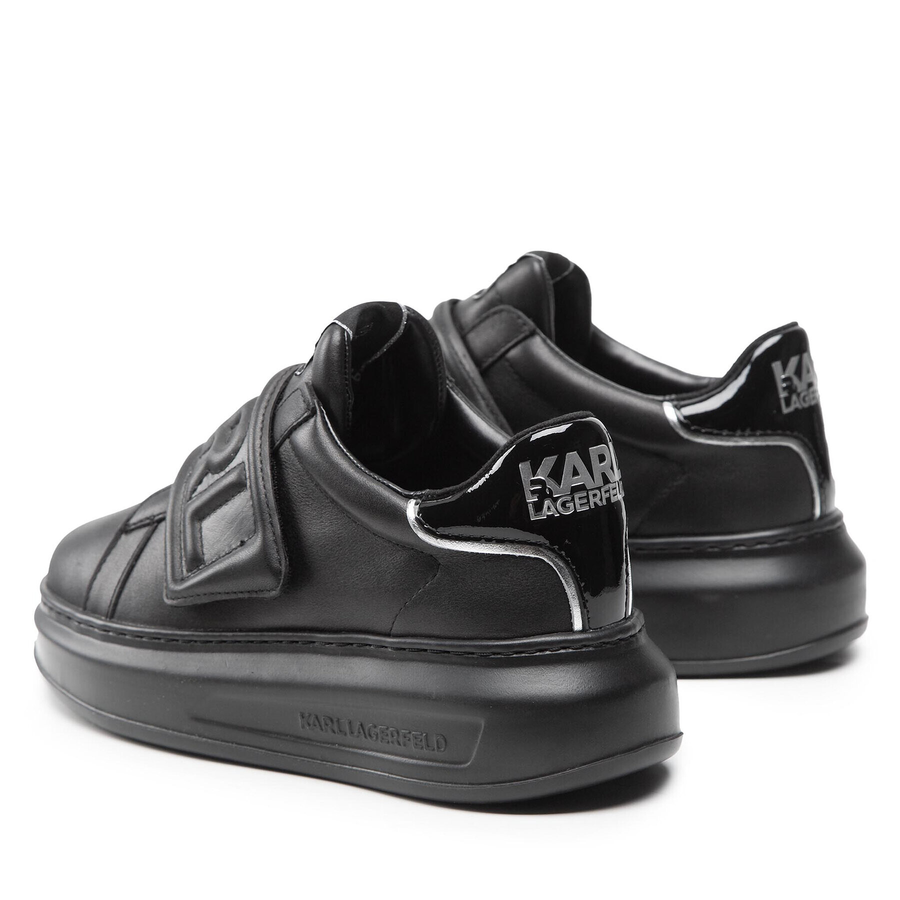 KARL LAGERFELD Сникърси KL62537 Черен - Pepit.bg