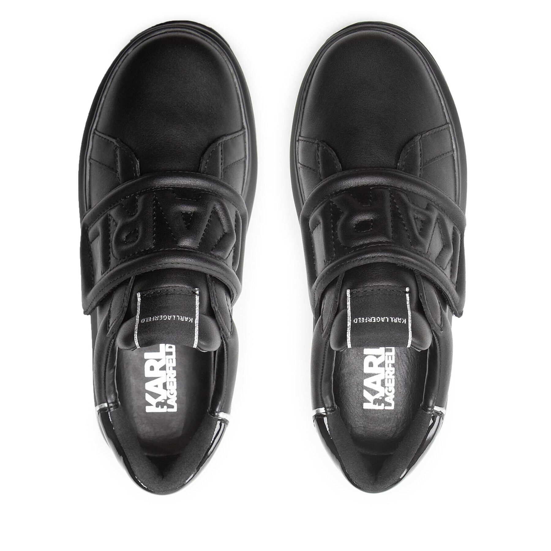 KARL LAGERFELD Сникърси KL62537 Черен - Pepit.bg