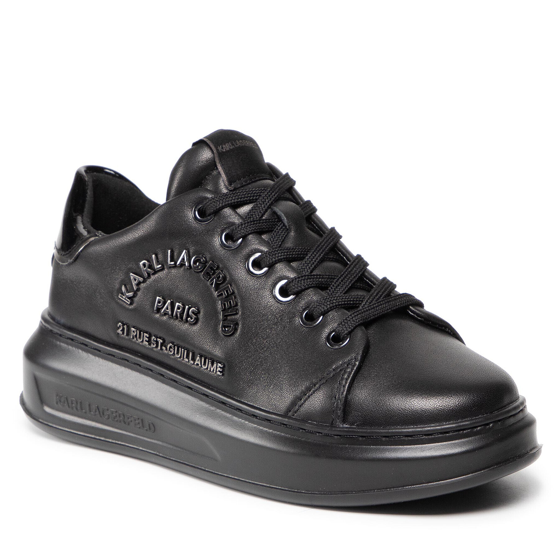 KARL LAGERFELD Сникърси KL62539 Черен - Pepit.bg