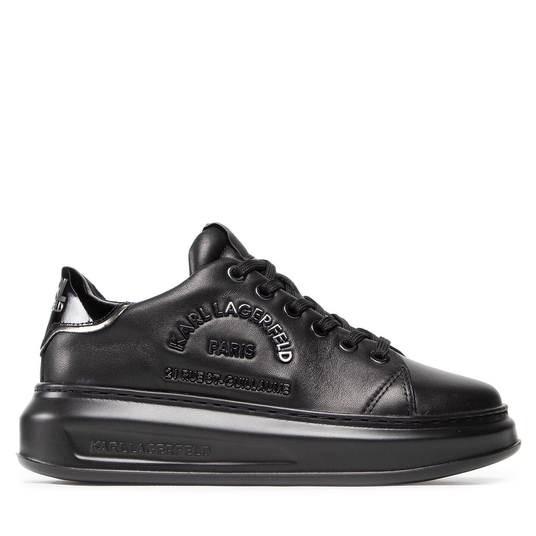 KARL LAGERFELD Сникърси KL62539 Черен - Pepit.bg
