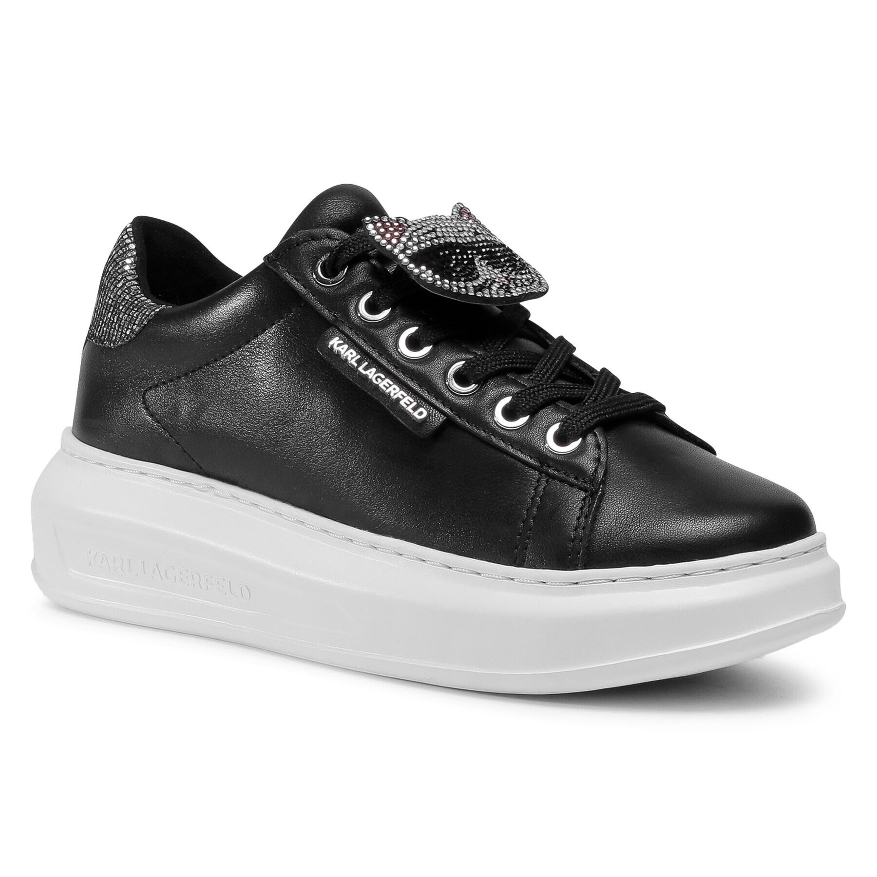 KARL LAGERFELD Сникърси KL62576 Черен - Pepit.bg