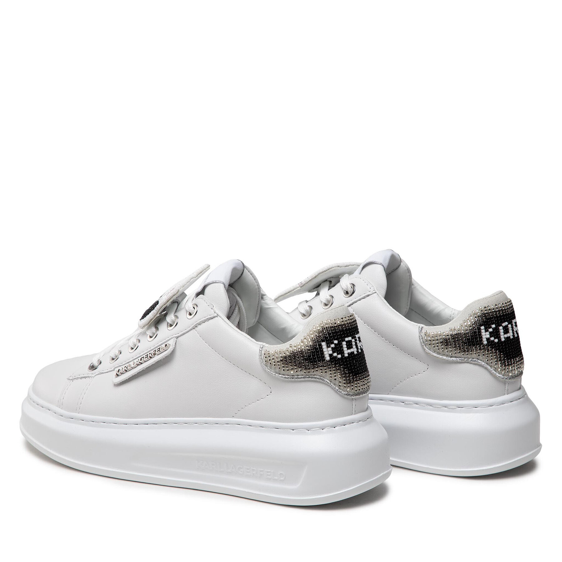 KARL LAGERFELD Сникърси KL62576A Бял - Pepit.bg