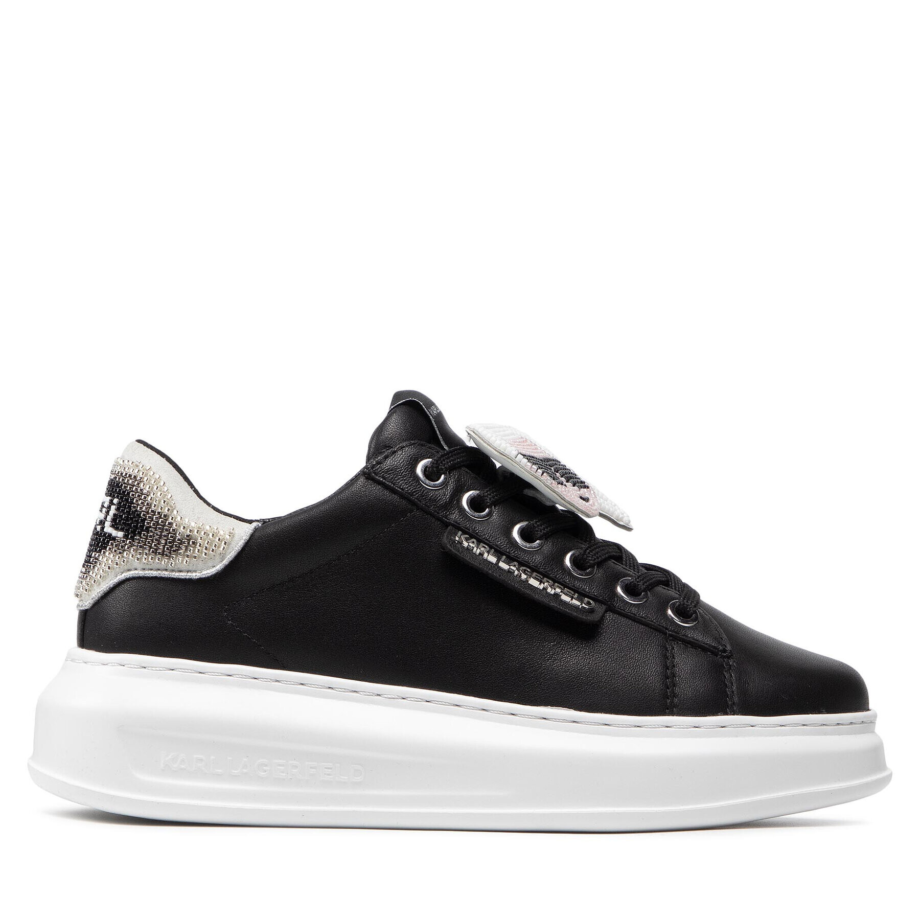 KARL LAGERFELD Сникърси KL62576A Черен - Pepit.bg
