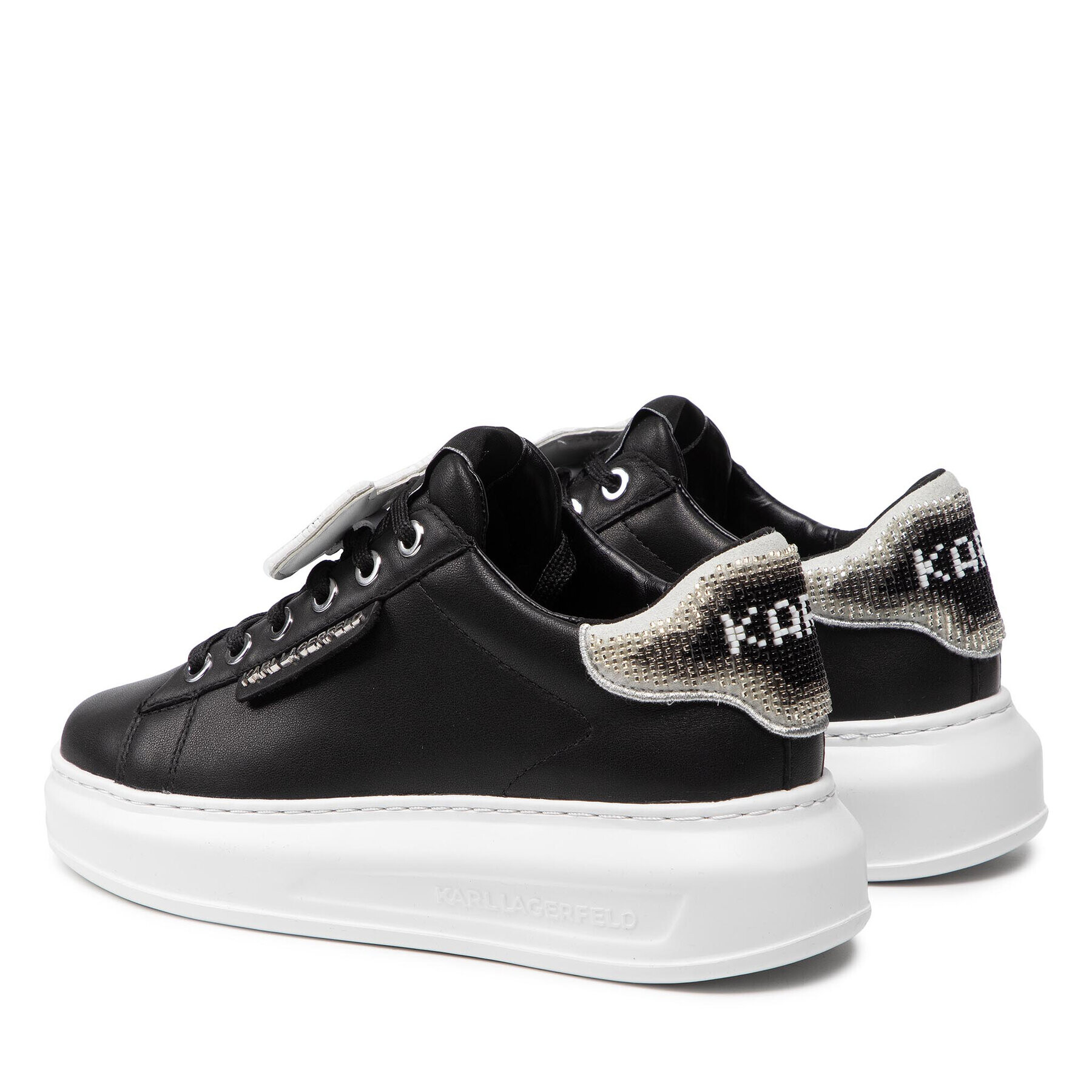 KARL LAGERFELD Сникърси KL62576A Черен - Pepit.bg