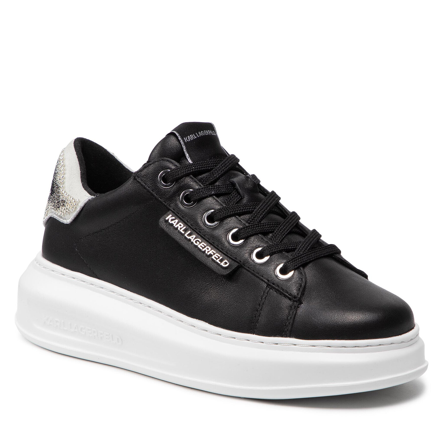 KARL LAGERFELD Сникърси KL62576A Черен - Pepit.bg