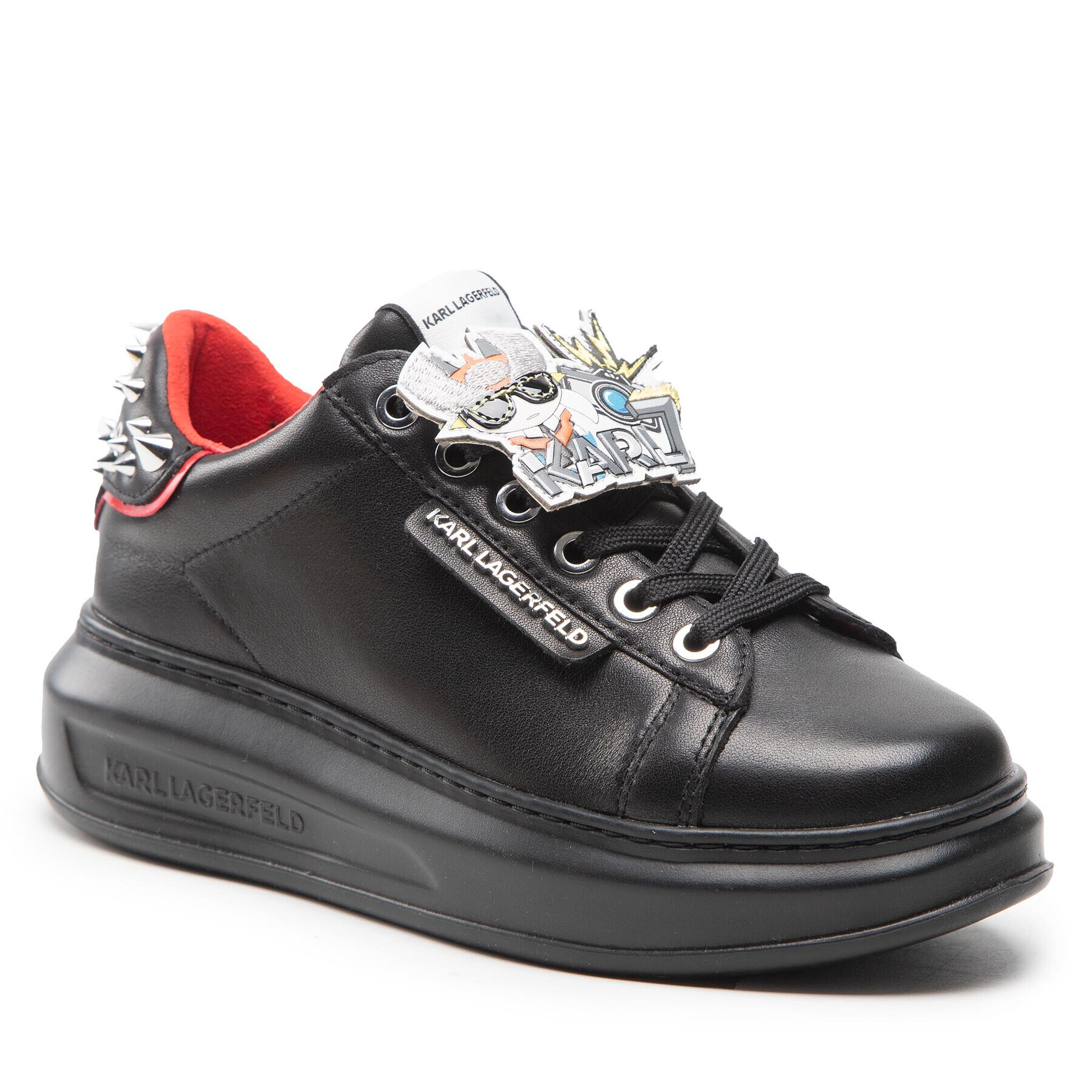 KARL LAGERFELD Сникърси KL62577 Черен - Pepit.bg