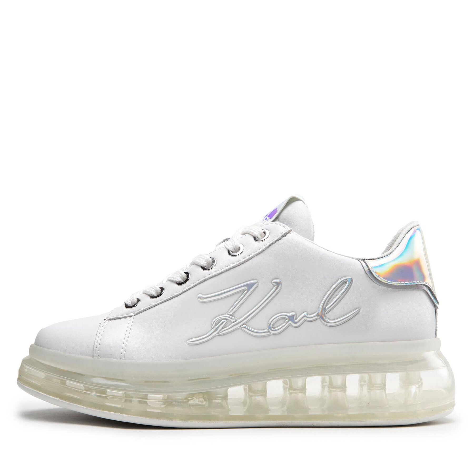 KARL LAGERFELD Сникърси KL62610 Бял - Pepit.bg