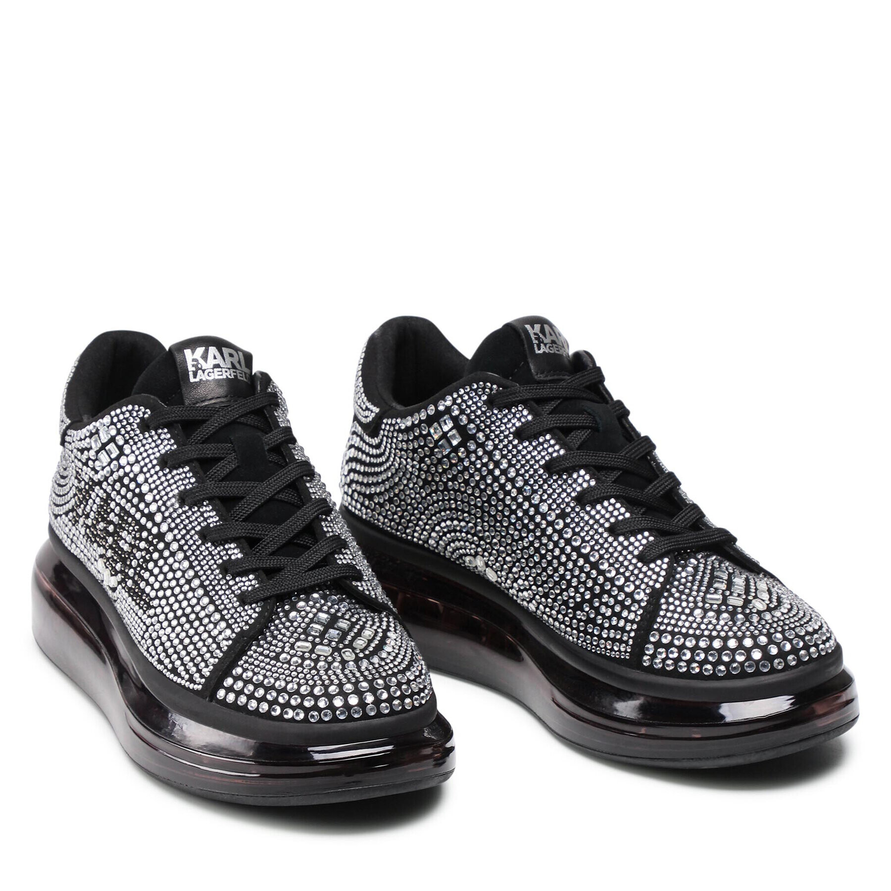KARL LAGERFELD Сникърси KL62620 Черен - Pepit.bg