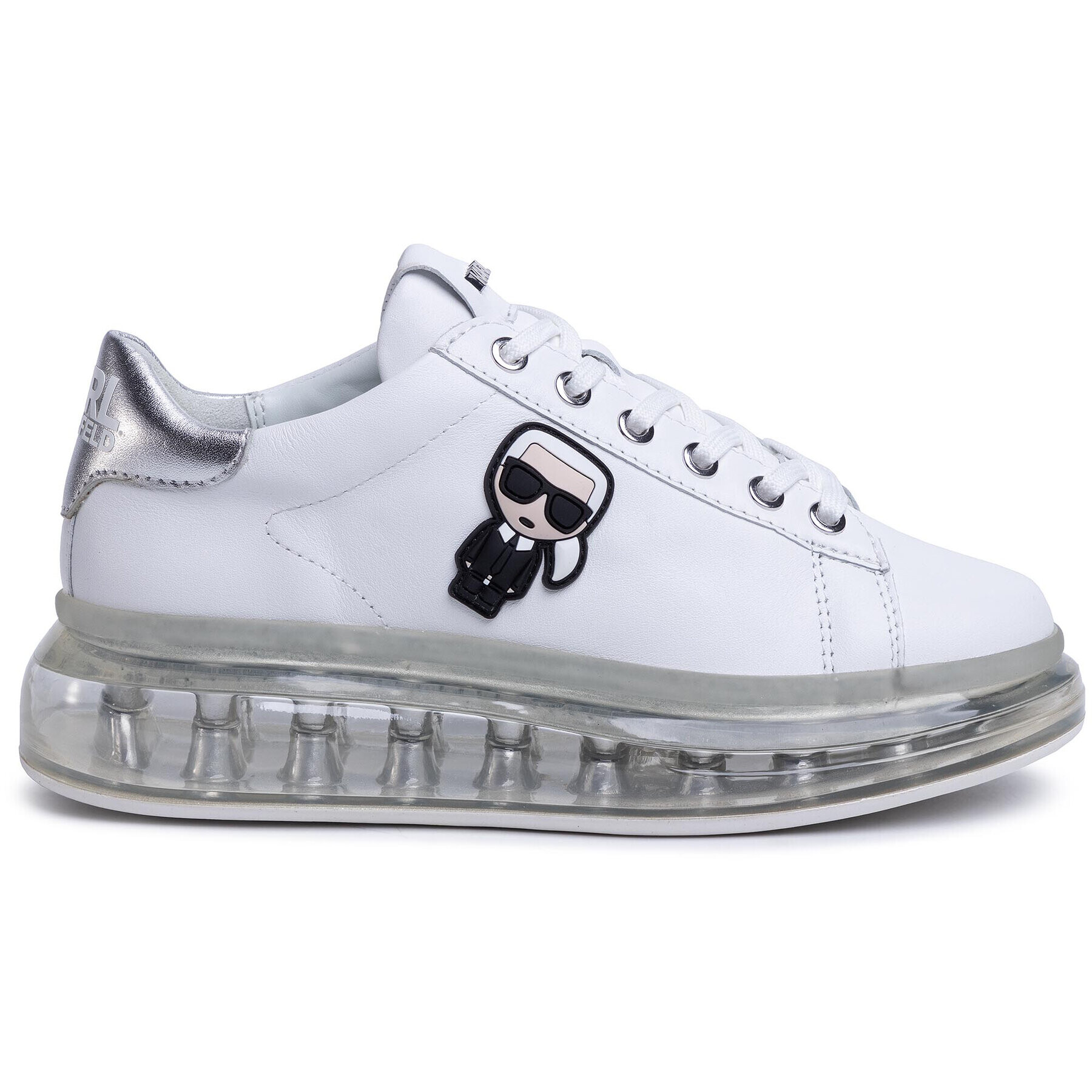 KARL LAGERFELD Сникърси KL62630 Бял - Pepit.bg