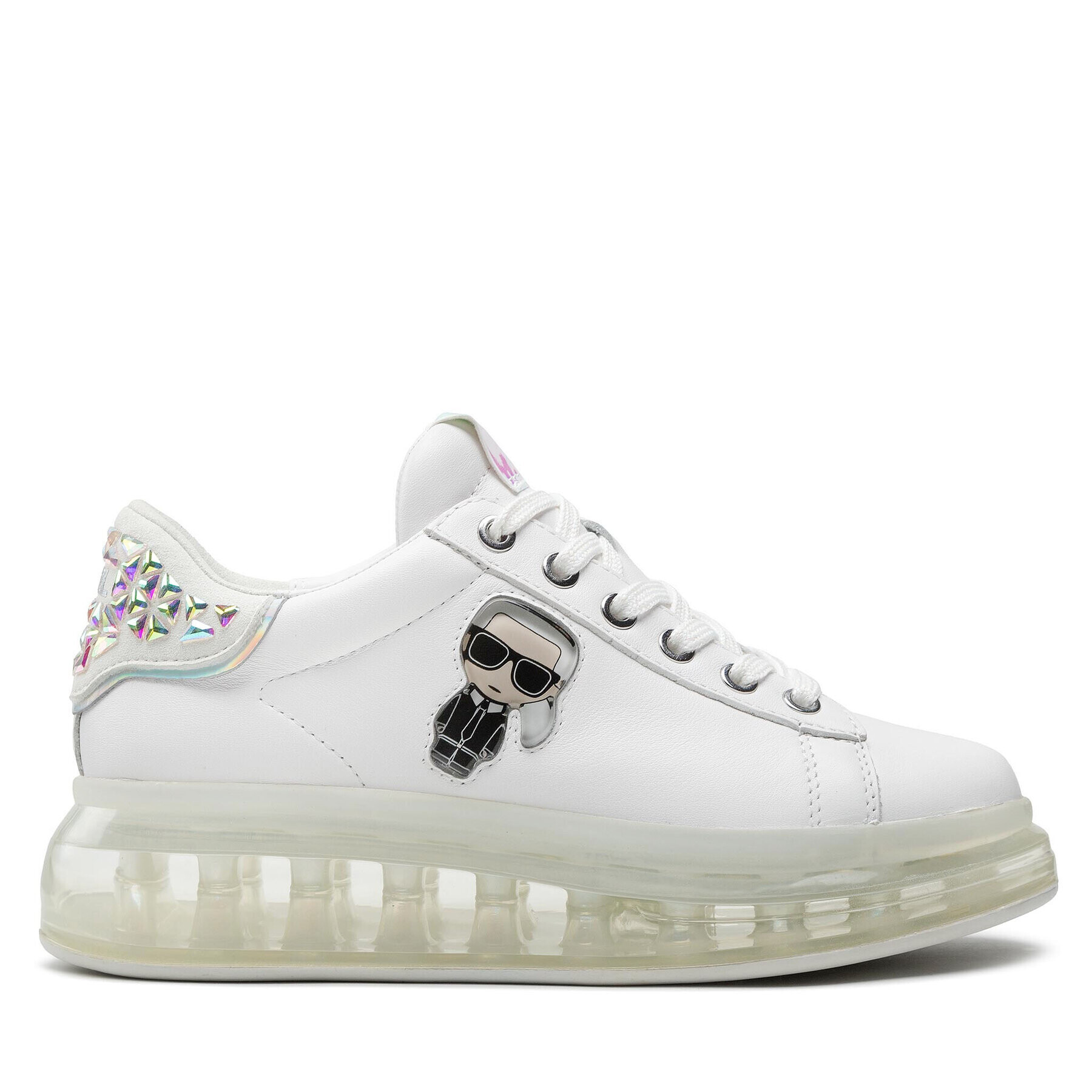 KARL LAGERFELD Сникърси KL62633 Бял - Pepit.bg