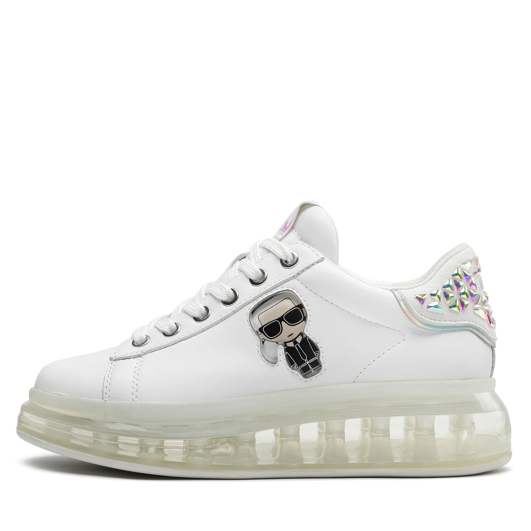 KARL LAGERFELD Сникърси KL62633 Бял - Pepit.bg