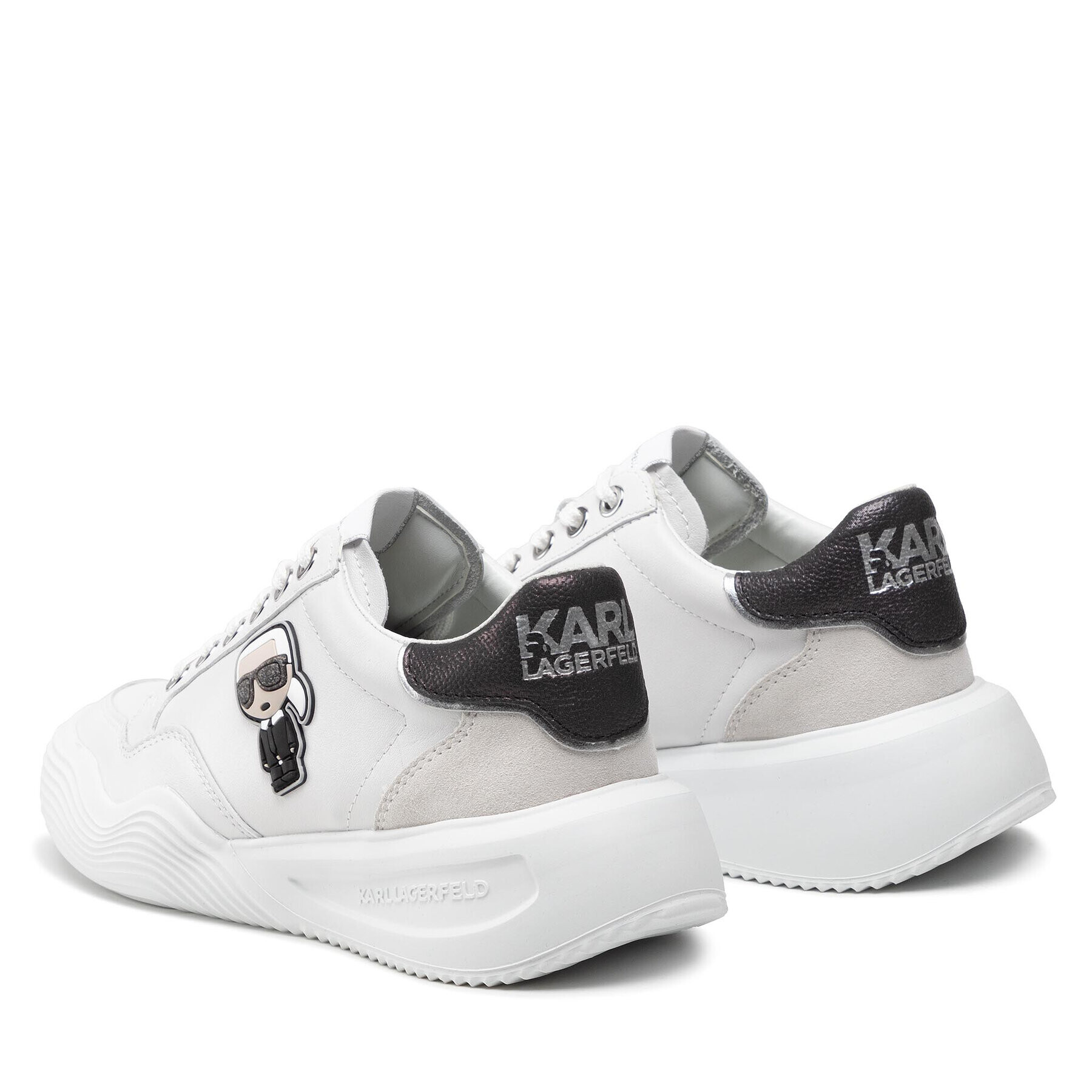 KARL LAGERFELD Сникърси KL62830 Бял - Pepit.bg
