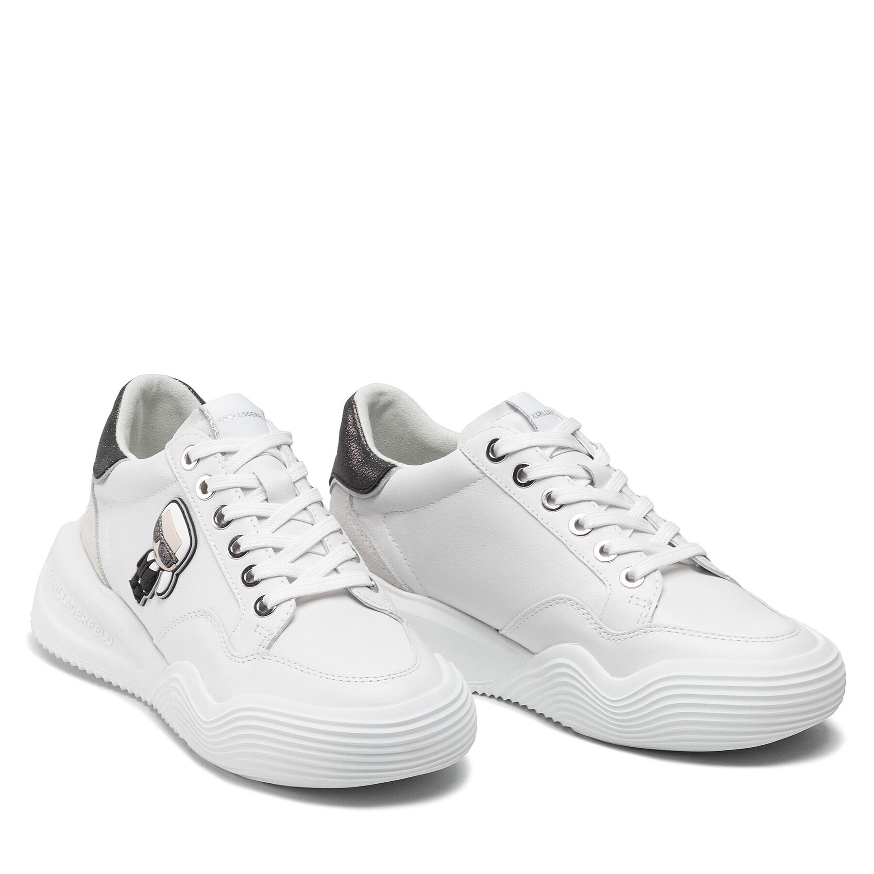 KARL LAGERFELD Сникърси KL62830 Бял - Pepit.bg