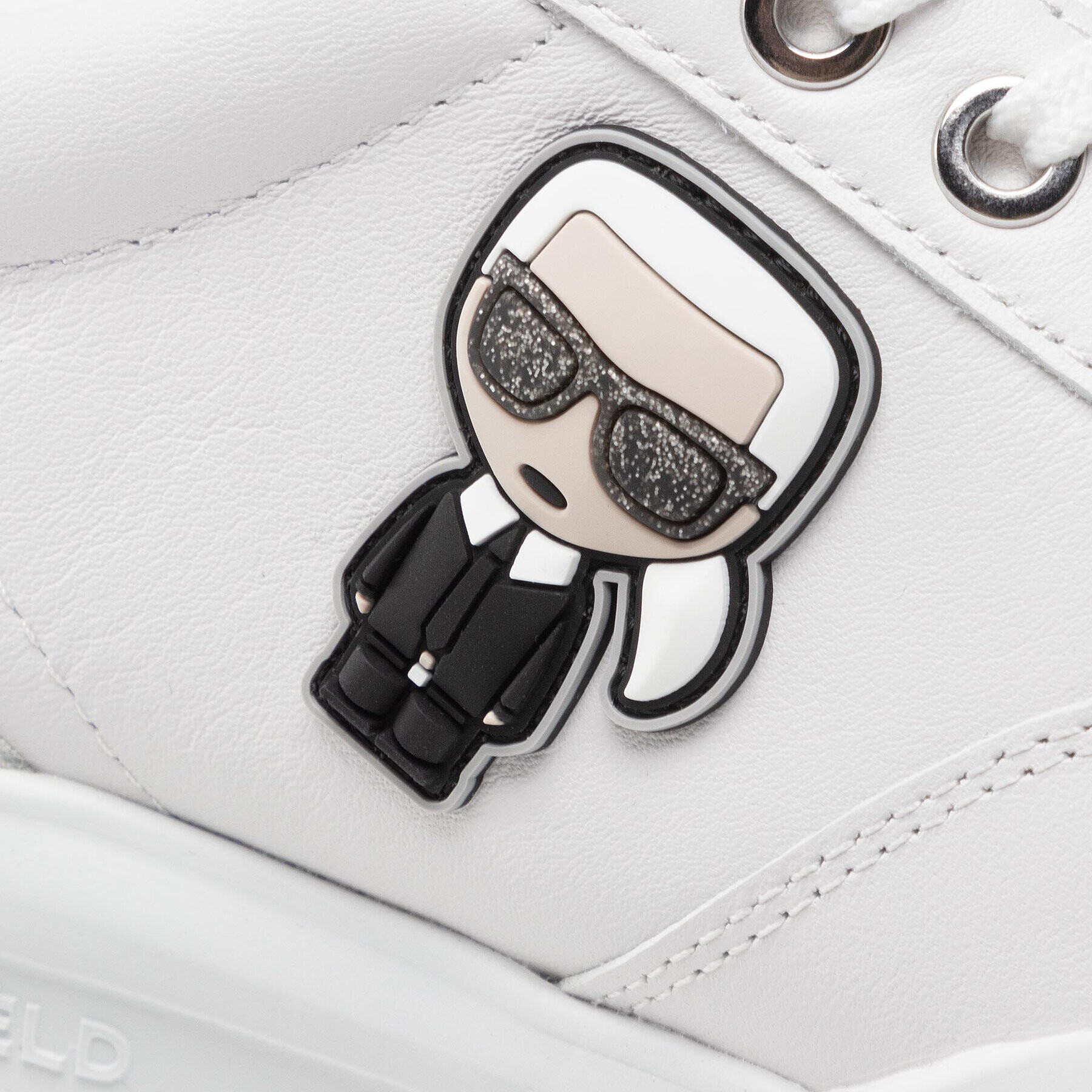 KARL LAGERFELD Сникърси KL62830 Бял - Pepit.bg