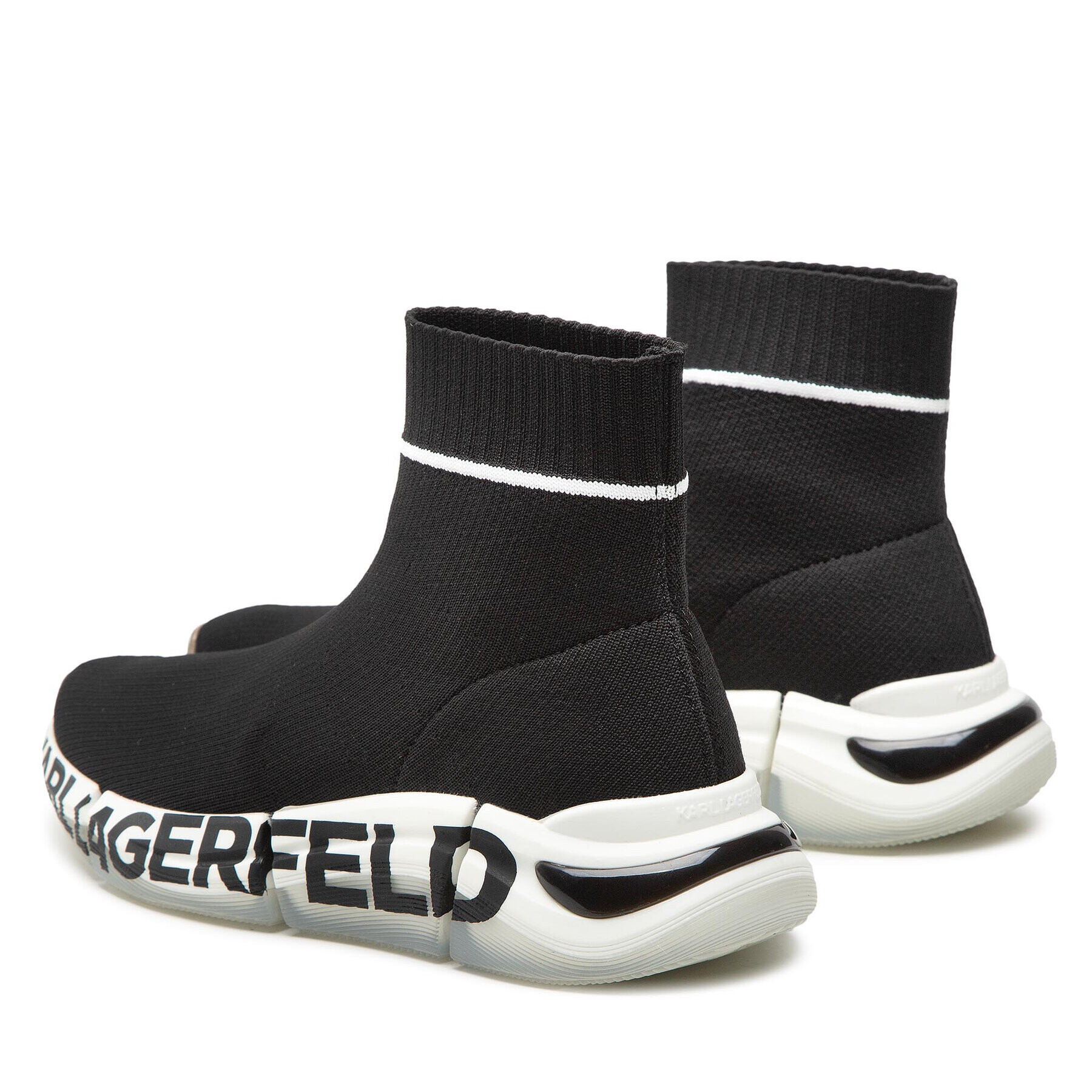 KARL LAGERFELD Сникърси KL63243 Черен - Pepit.bg