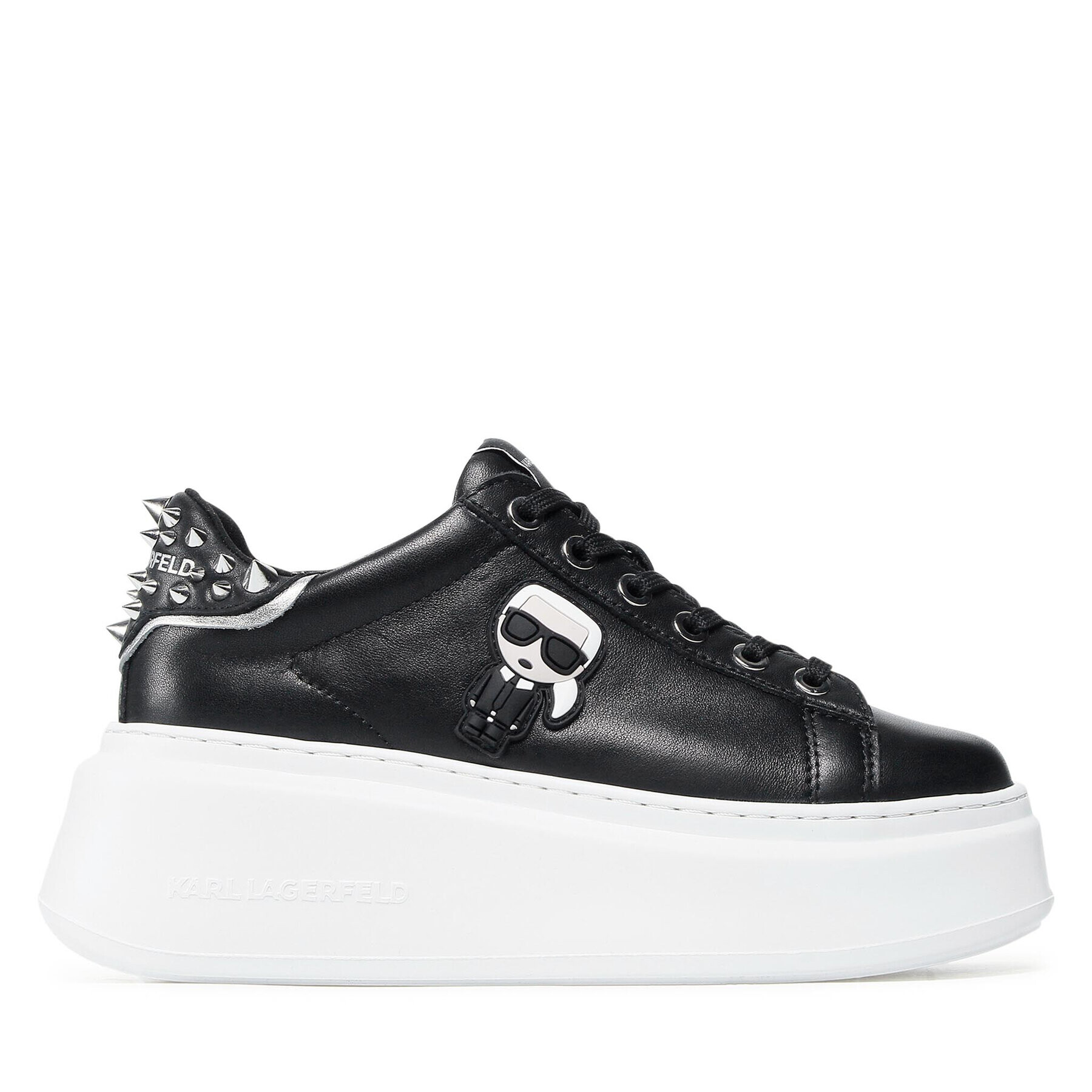 KARL LAGERFELD Сникърси KL63529 Черен - Pepit.bg