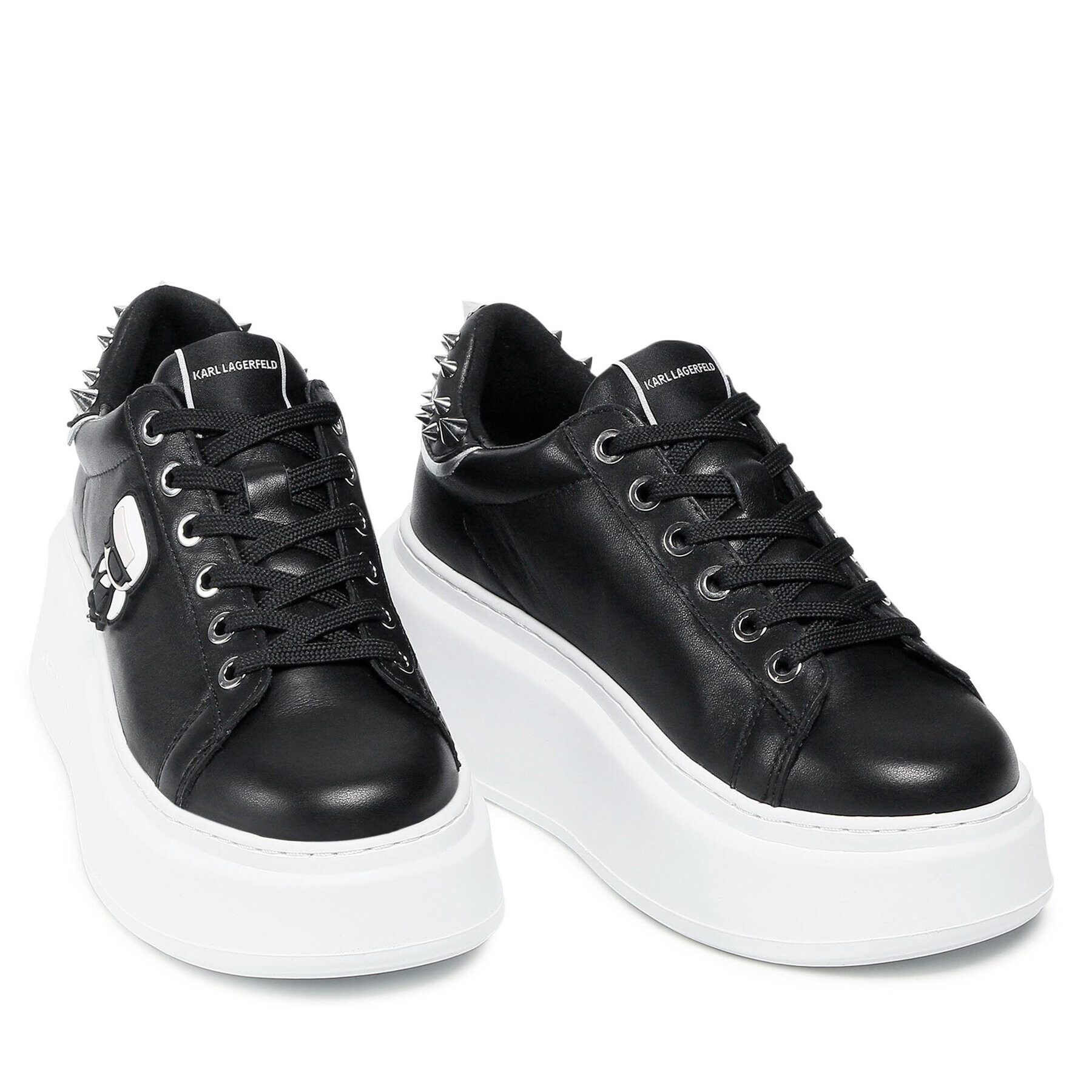 KARL LAGERFELD Сникърси KL63529 Черен - Pepit.bg