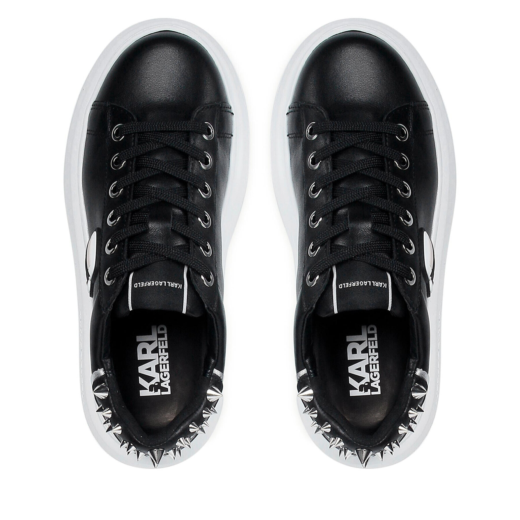 KARL LAGERFELD Сникърси KL63529 Черен - Pepit.bg