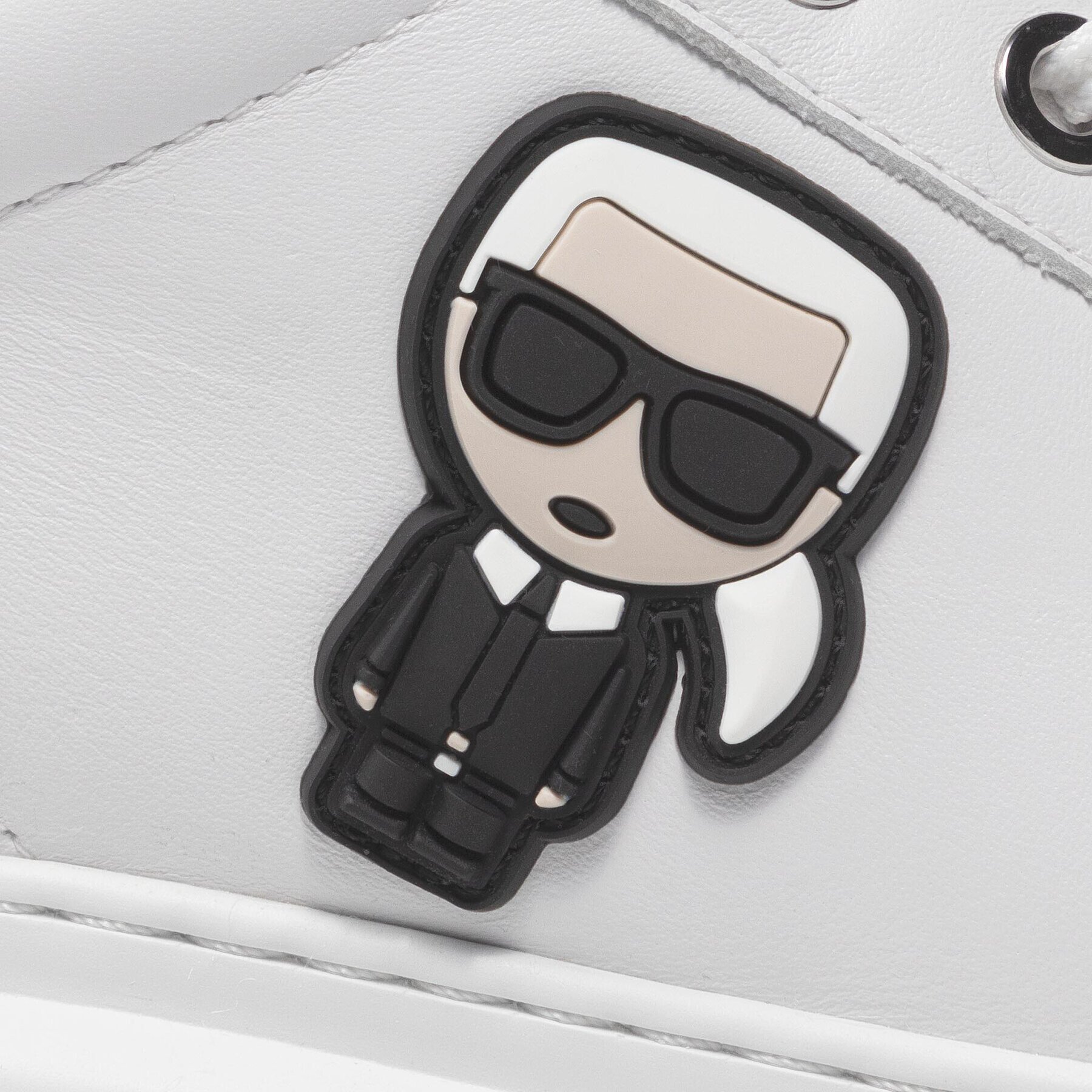 KARL LAGERFELD Сникърси KL63530 Бял - Pepit.bg