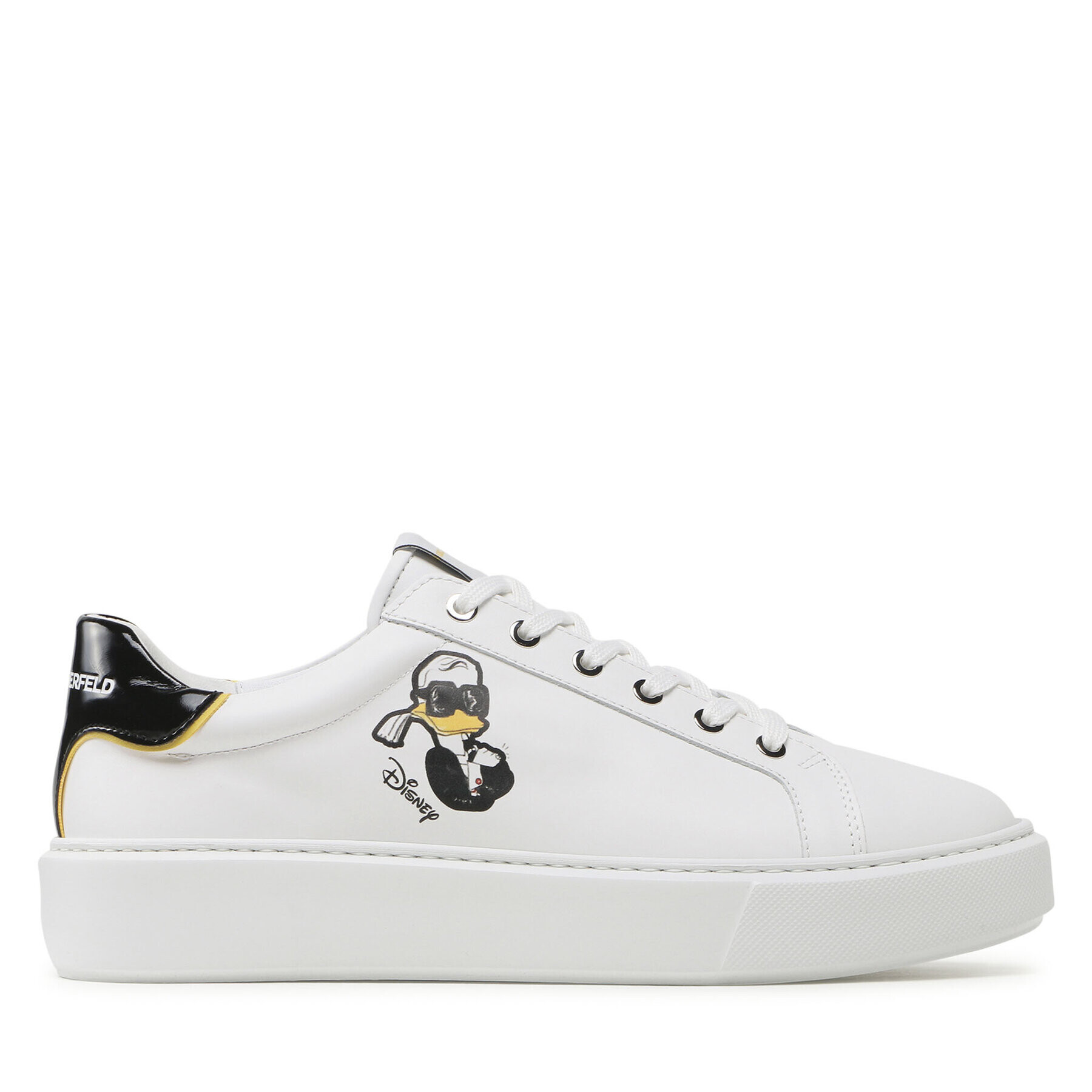 KARL LAGERFELD Сникърси KL95223D Бял - Pepit.bg