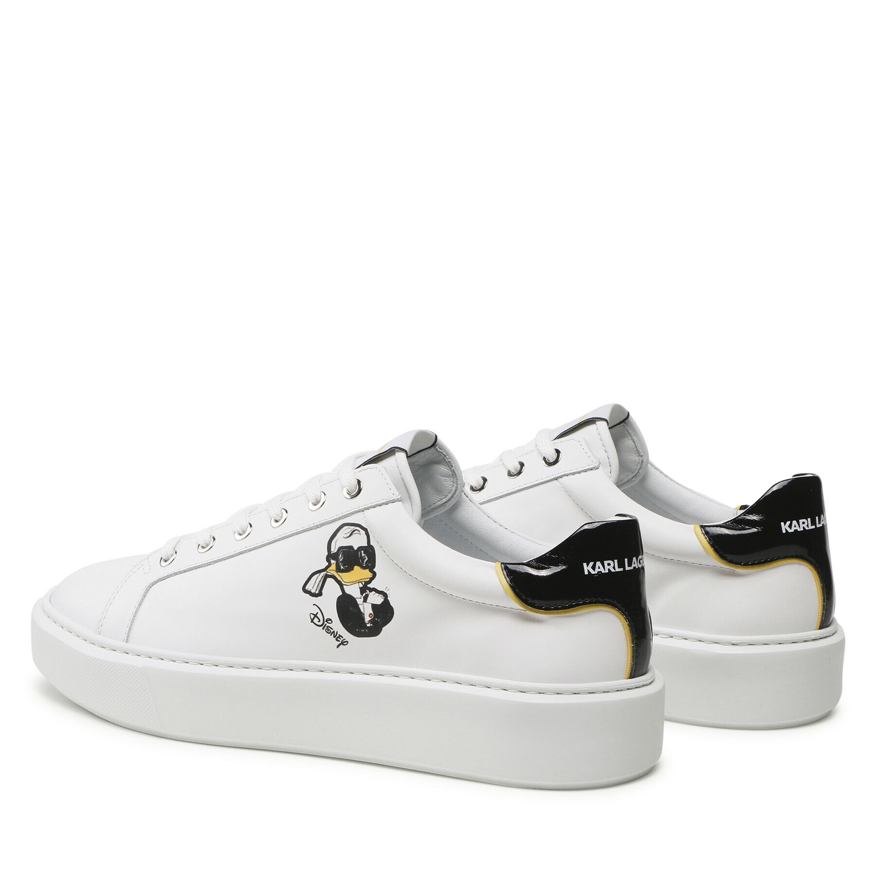 KARL LAGERFELD Сникърси KL95223D Бял - Pepit.bg