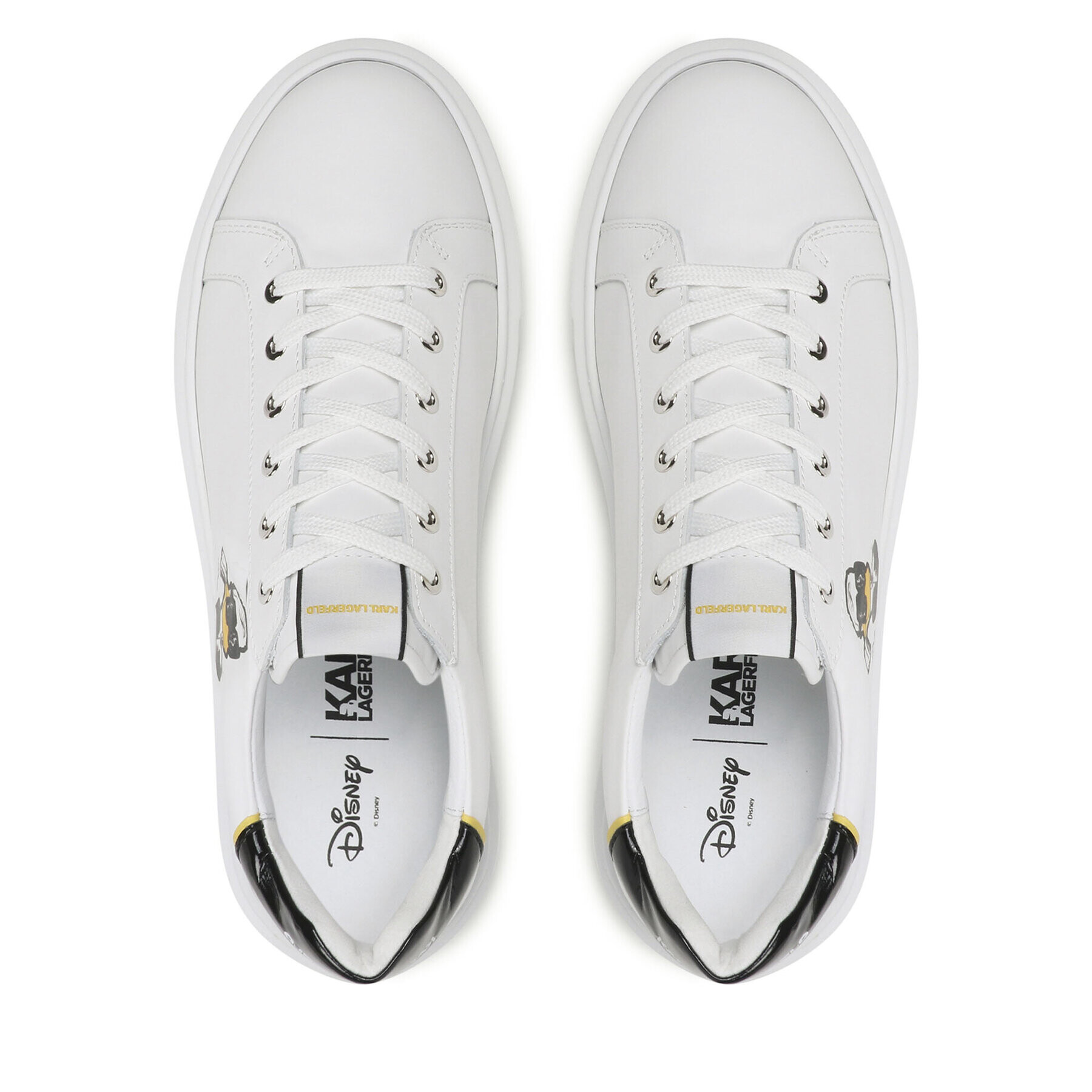 KARL LAGERFELD Сникърси KL95223D Бял - Pepit.bg