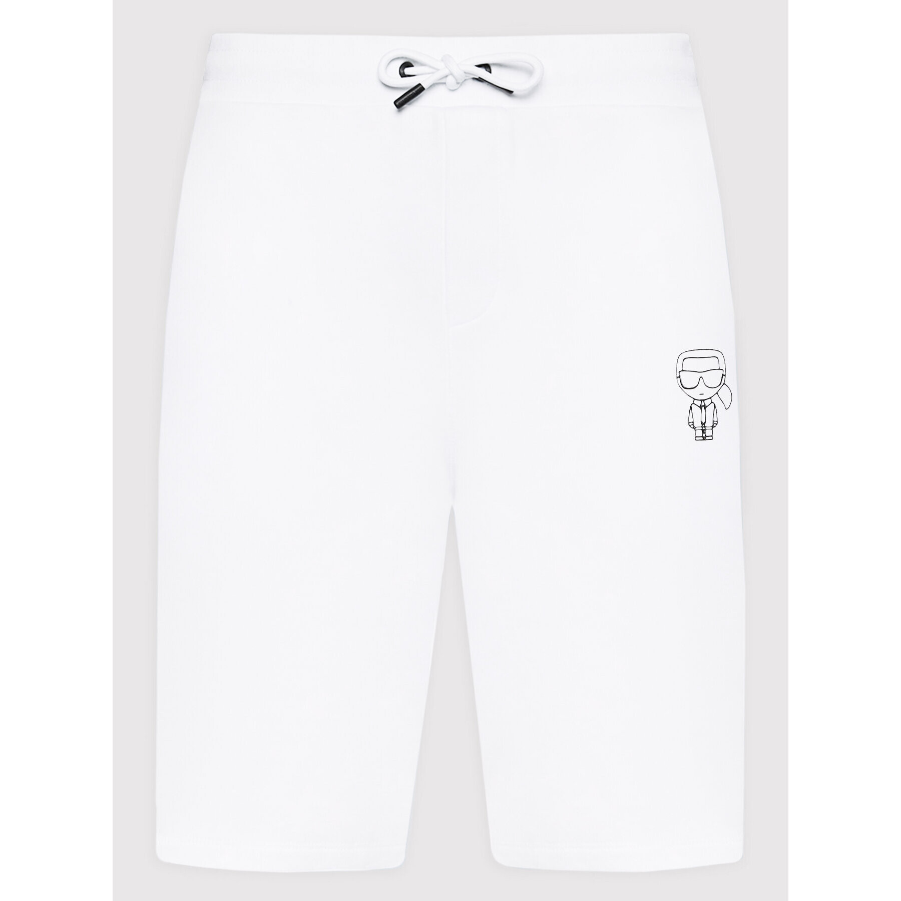 KARL LAGERFELD Спортни шорти 705409 521900 Бял Regular Fit - Pepit.bg