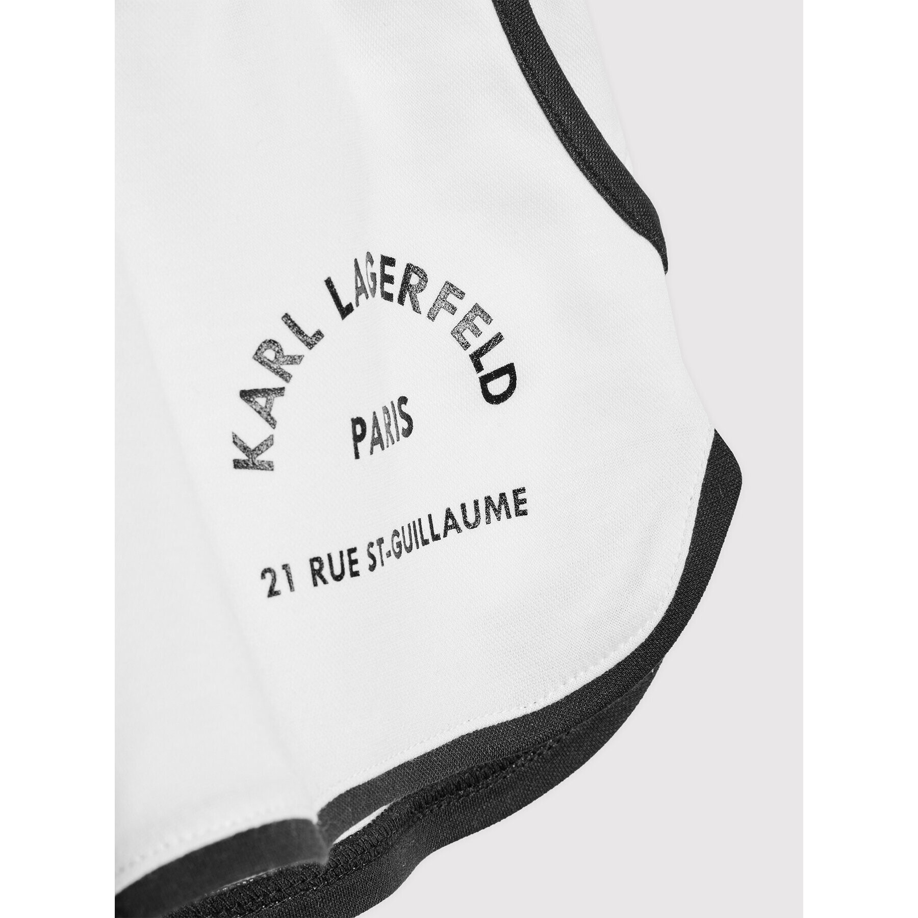 KARL LAGERFELD Спортни шорти Z14170 M Бял Regular Fit - Pepit.bg