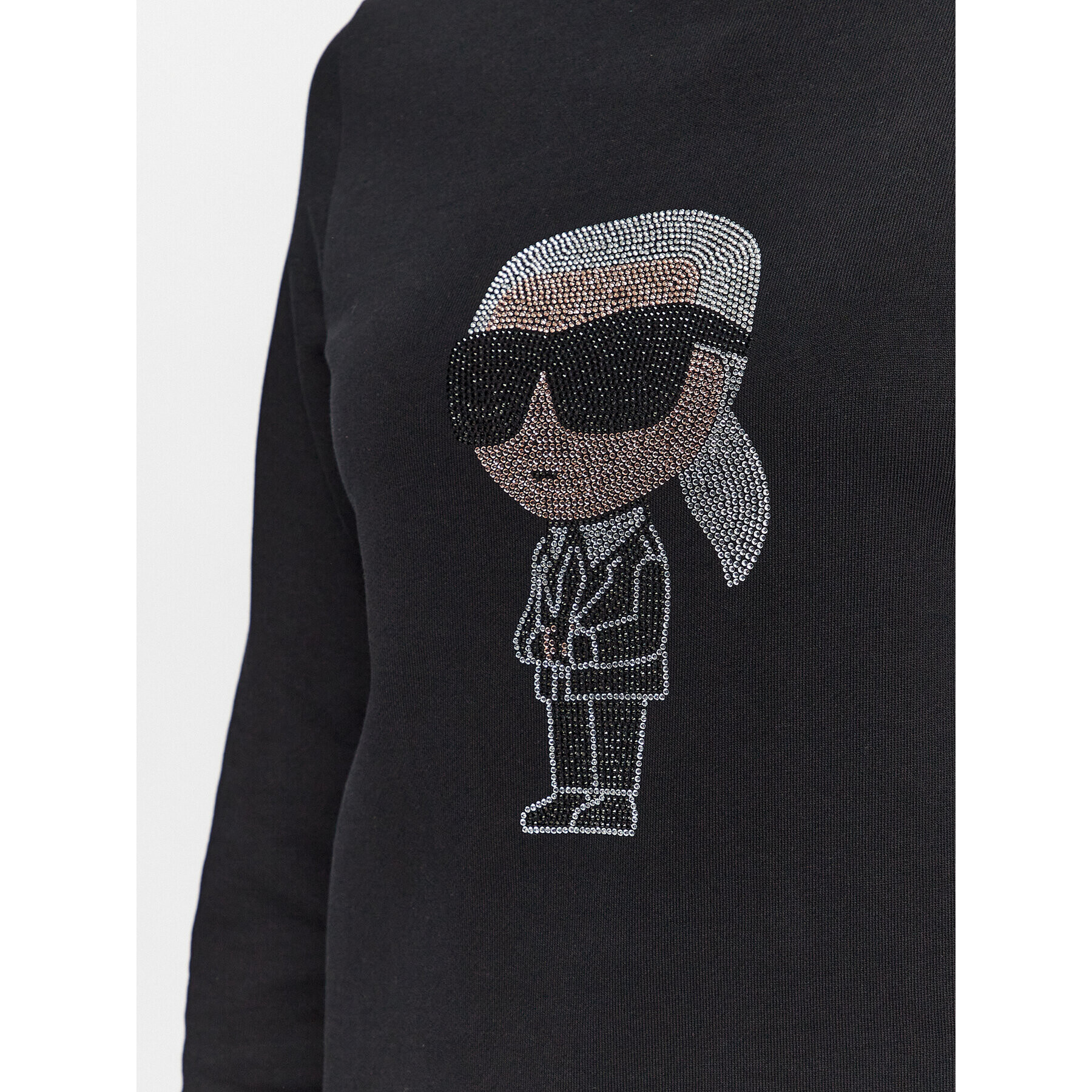 KARL LAGERFELD Суитшърт 230W1870 Черен Regular Fit - Pepit.bg