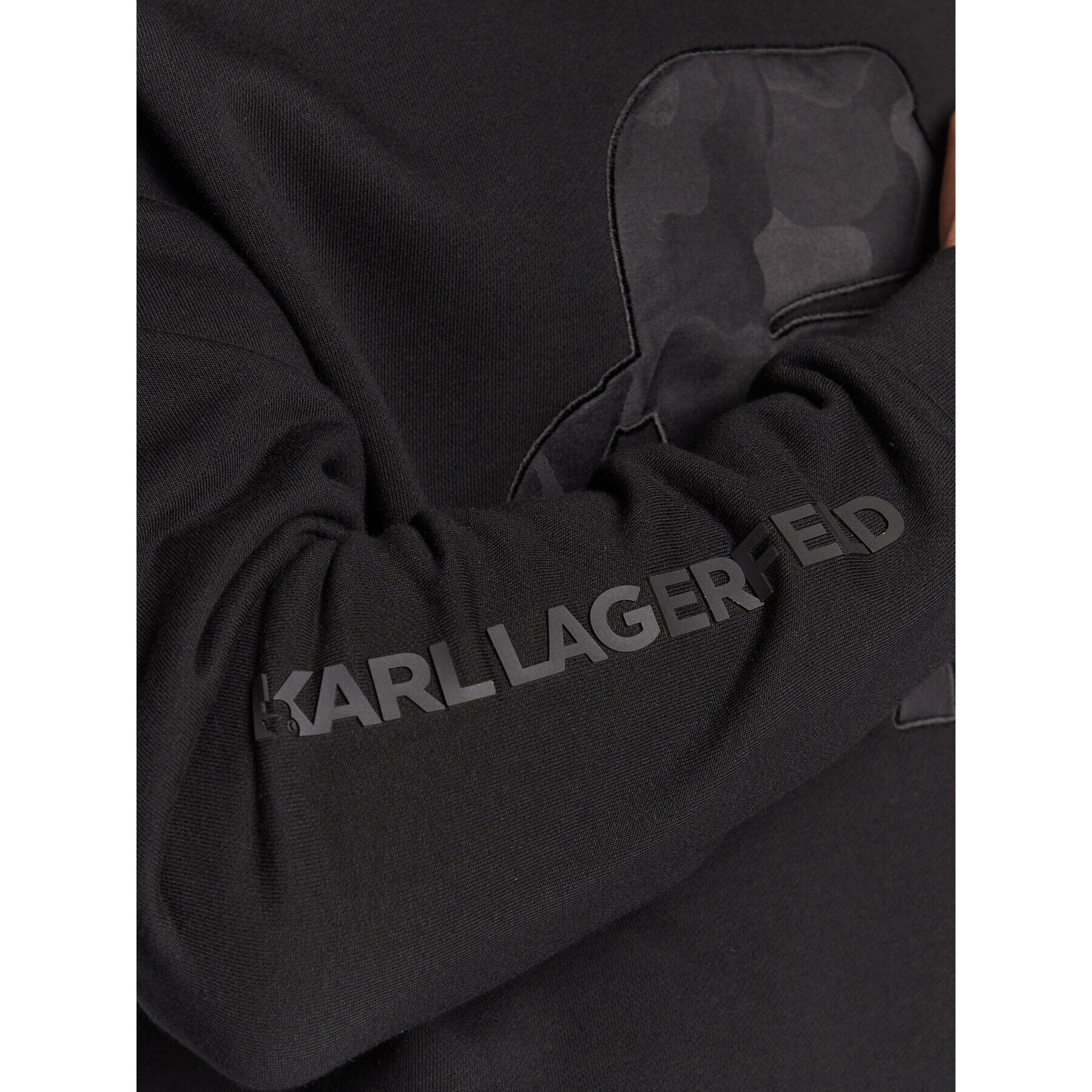 KARL LAGERFELD Суитшърт 705002 524910 Черен Regular Fit - Pepit.bg