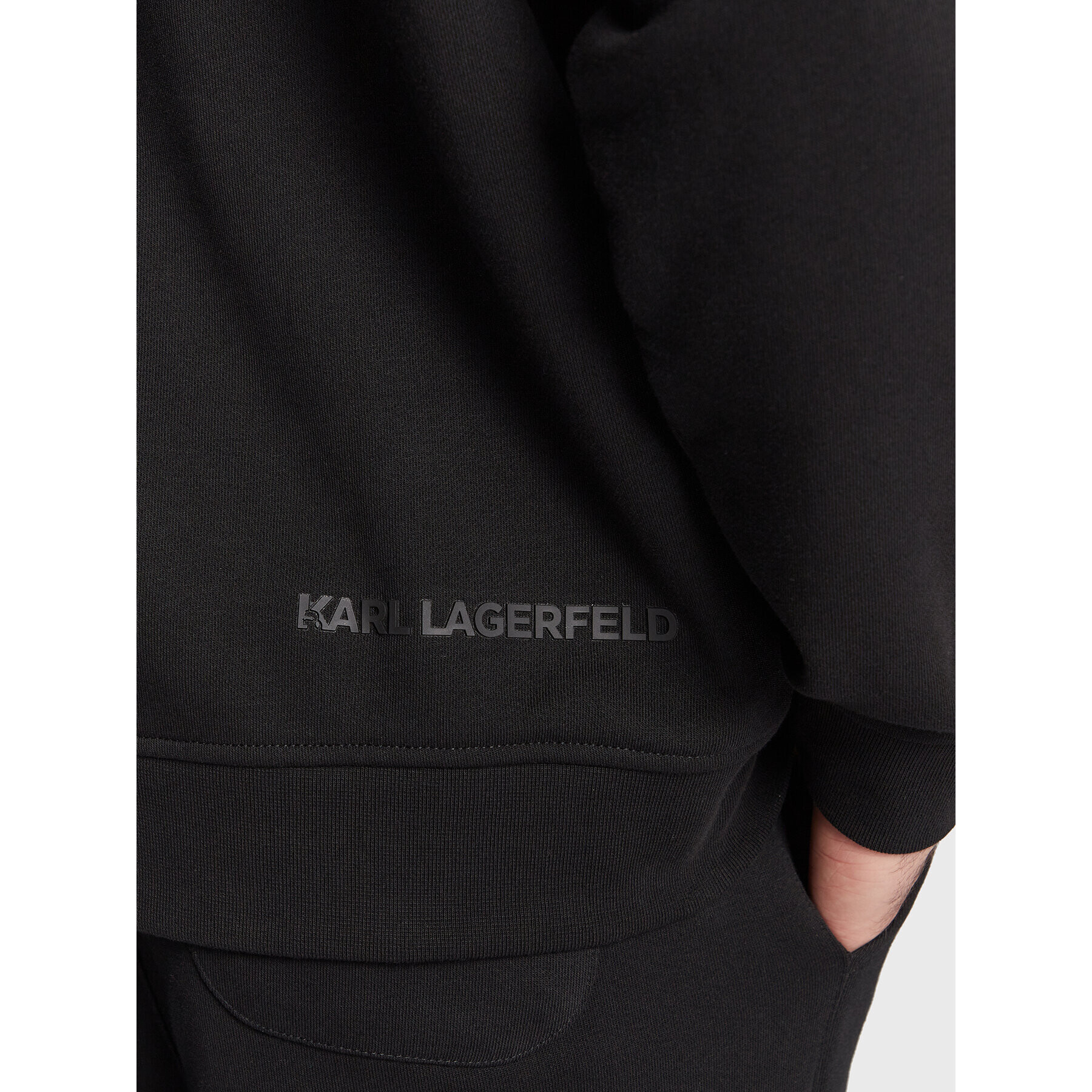 KARL LAGERFELD Суитшърт 705026 524910 Черен Regular Fit - Pepit.bg