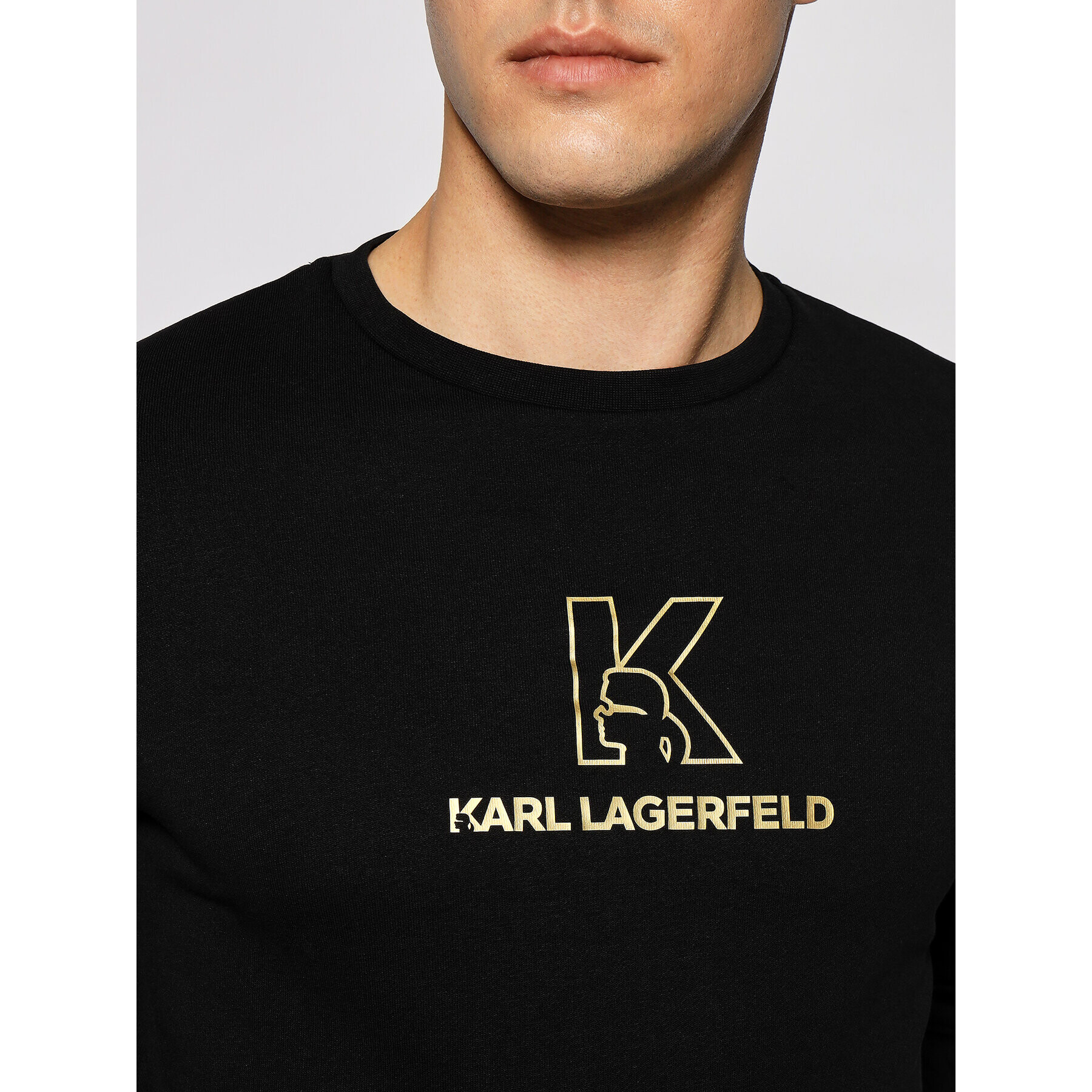 KARL LAGERFELD Суитшърт 705033 511900 Черен Regular Fit - Pepit.bg