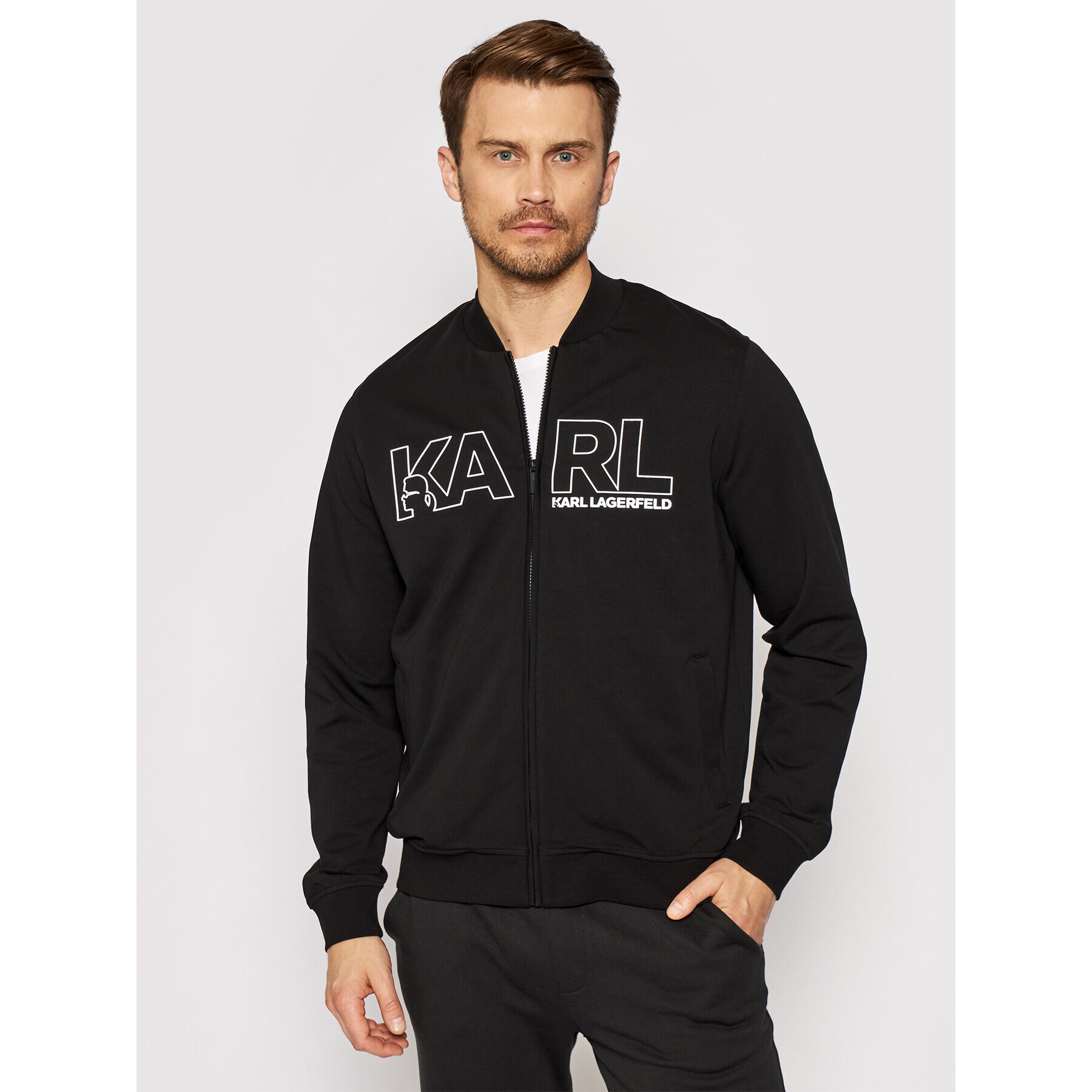 KARL LAGERFELD Суитшърт 705034 511902 Черен Regular Fit - Pepit.bg