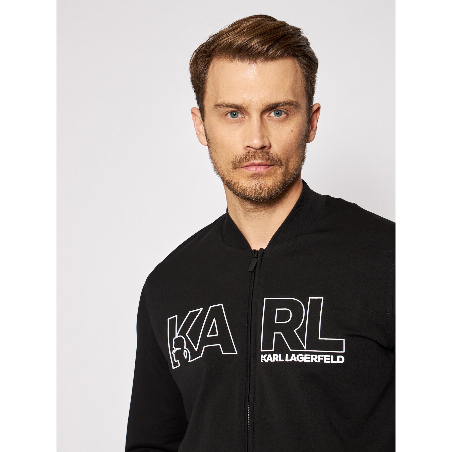 KARL LAGERFELD Суитшърт 705034 511902 Черен Regular Fit - Pepit.bg